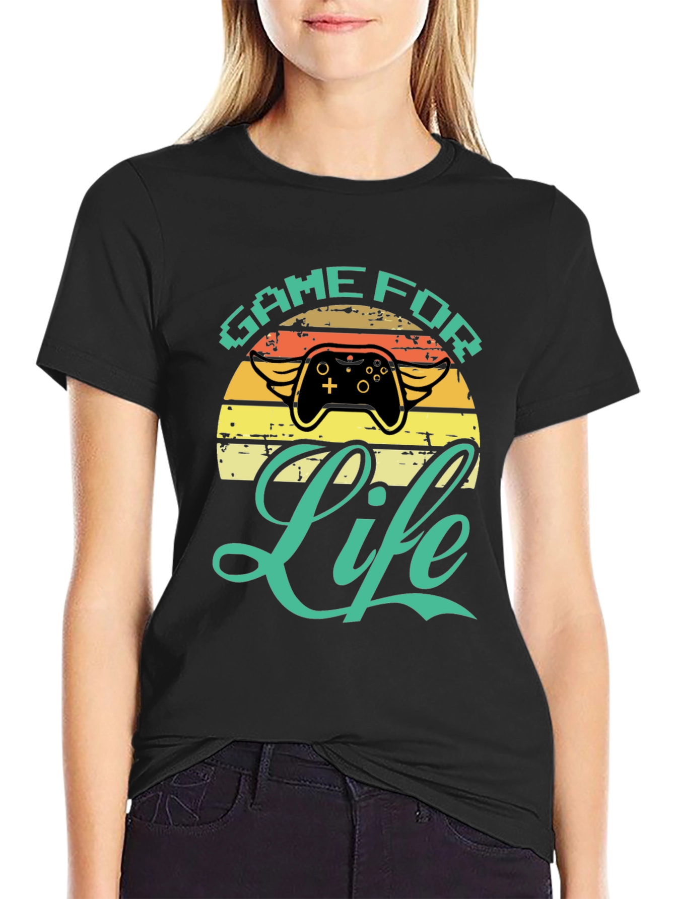 Game For Life T-Shirt - Gamer Style
