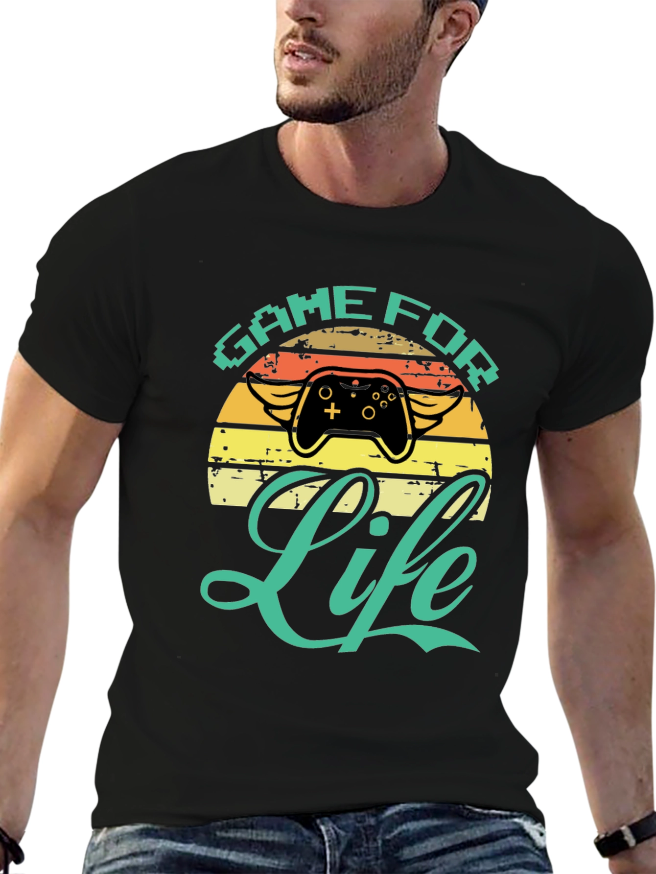 Game For Life T-Shirt - Gamer Style