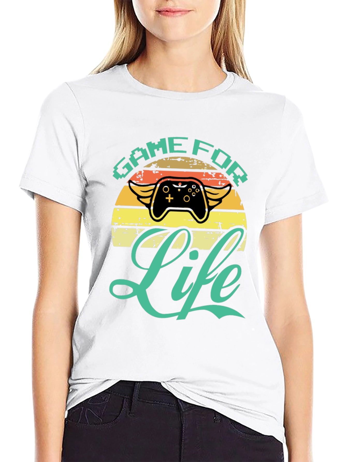 Game For Life T-Shirt - Gamer Style
