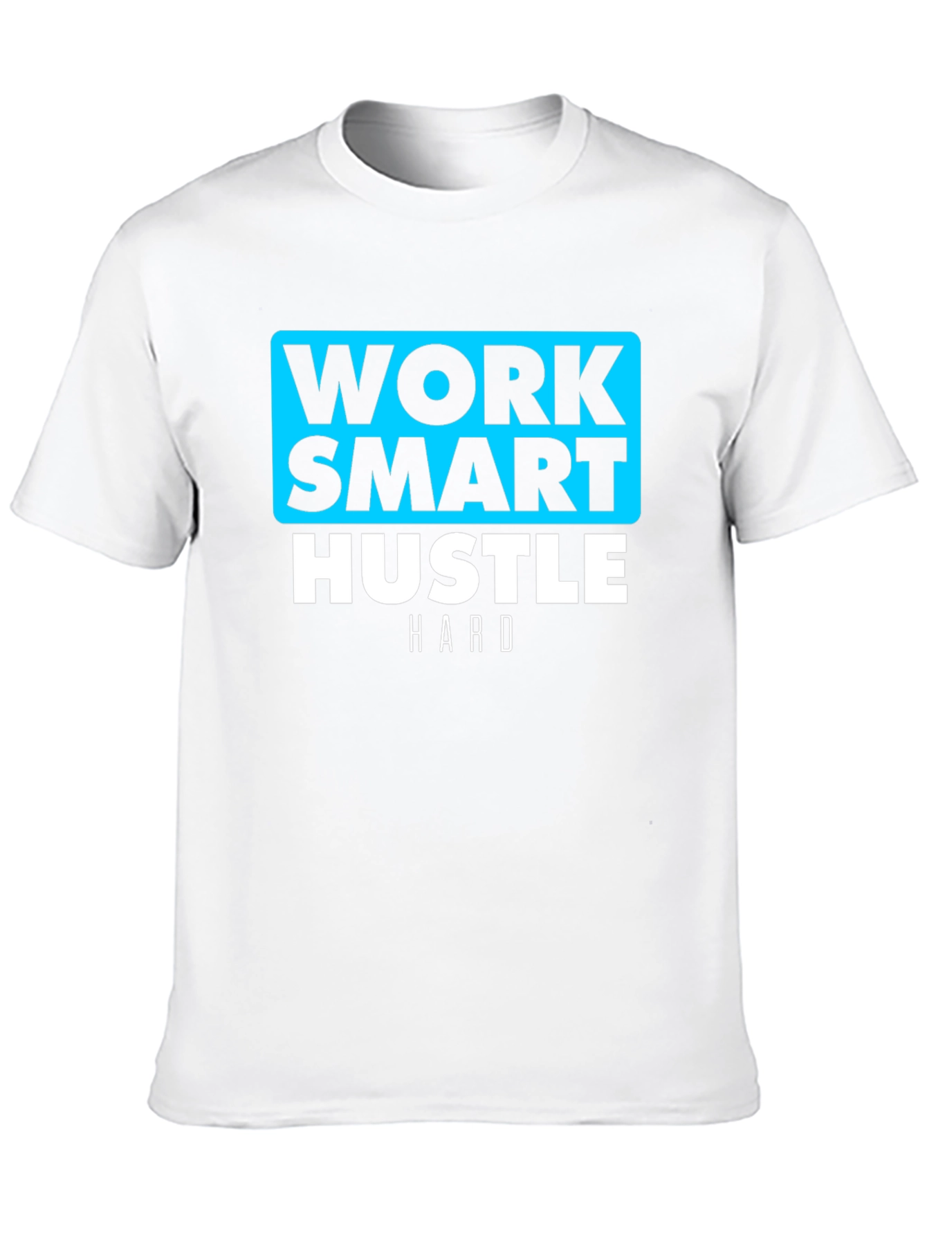 Work Smart Hustle Hard Black T-Shirt