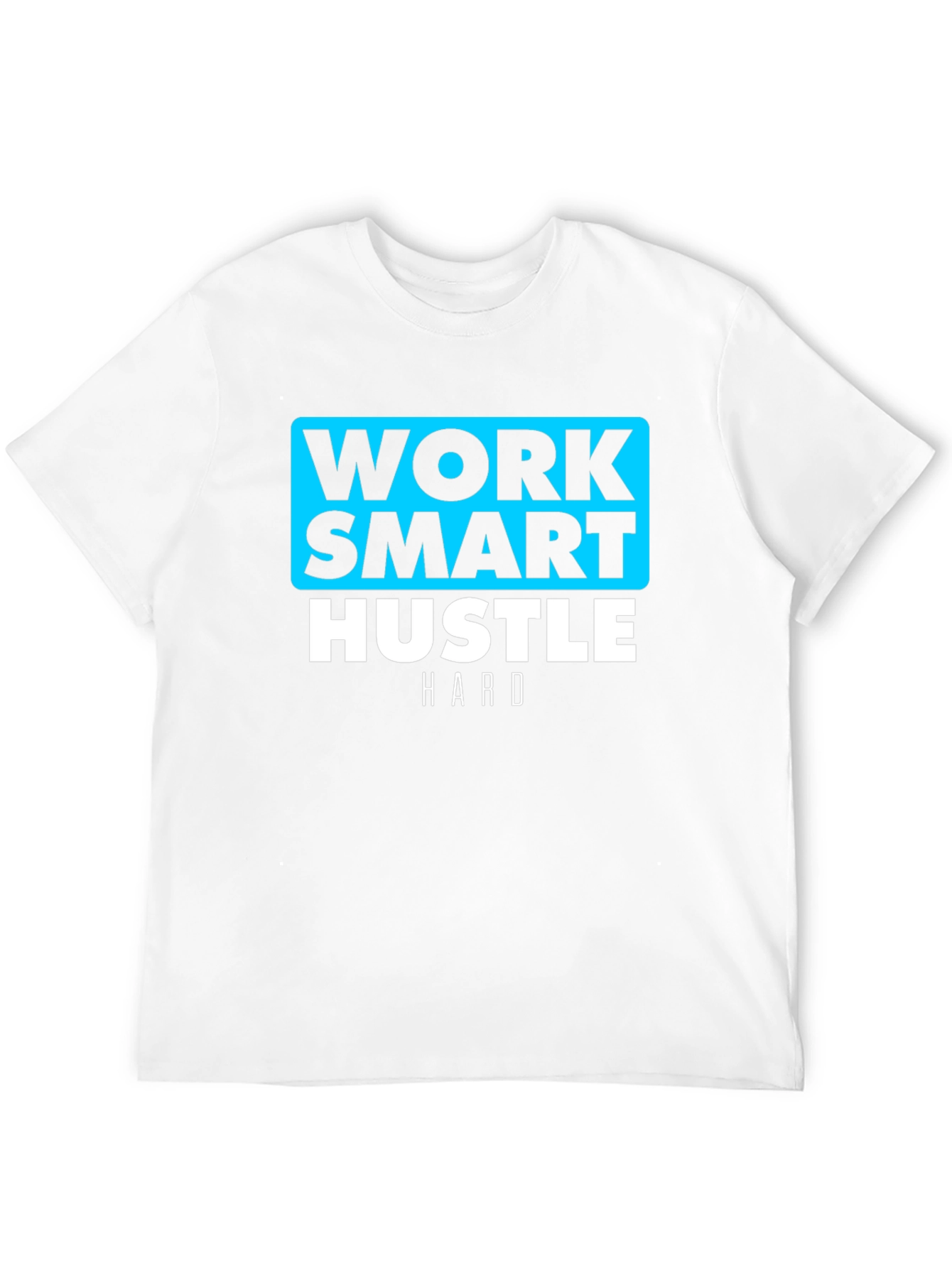 Work Smart Hustle Hard Black T-Shirt