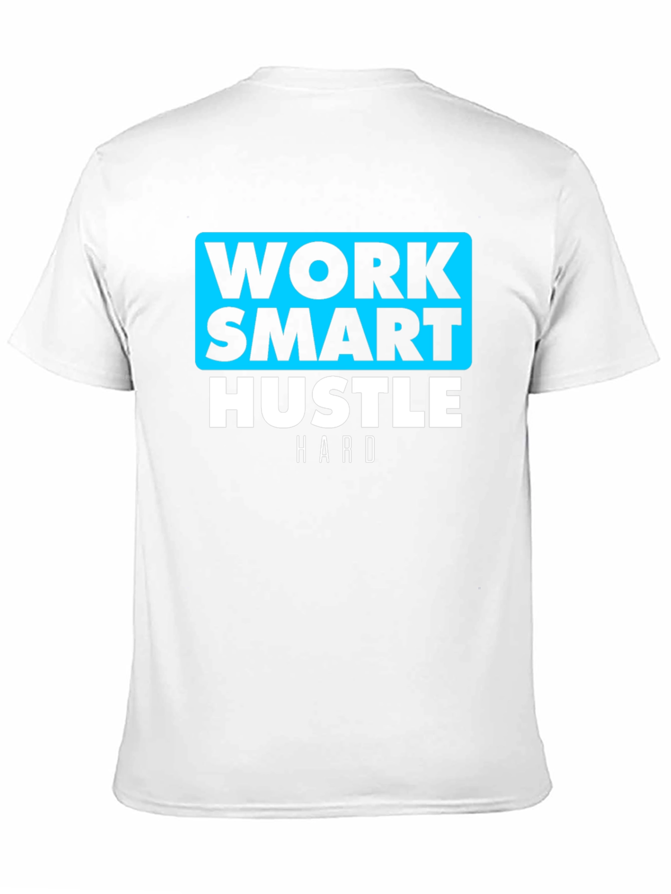 Work Smart Hustle Hard Black T-Shirt