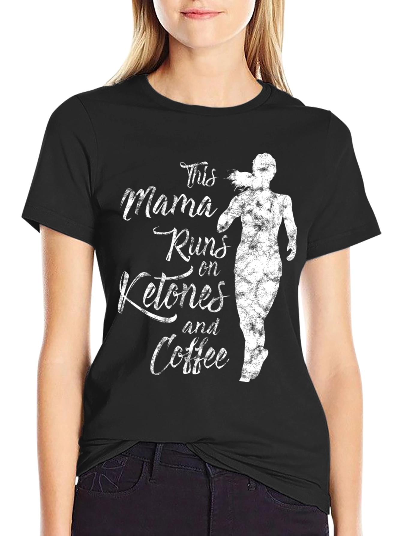 Mama Runs on Ketones and Coffee T-Shirt
