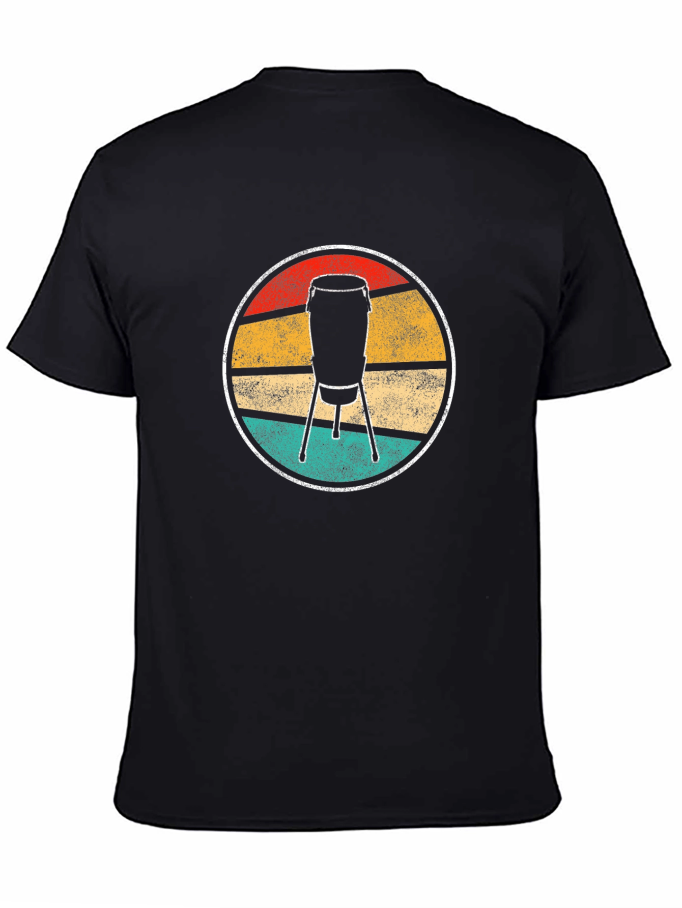 Retro Conga Drum T-Shirt - Music Lover Tee