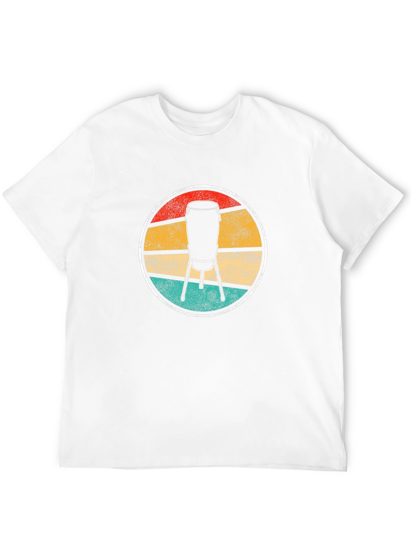 Retro Conga Drum T-Shirt - Music Lover Tee