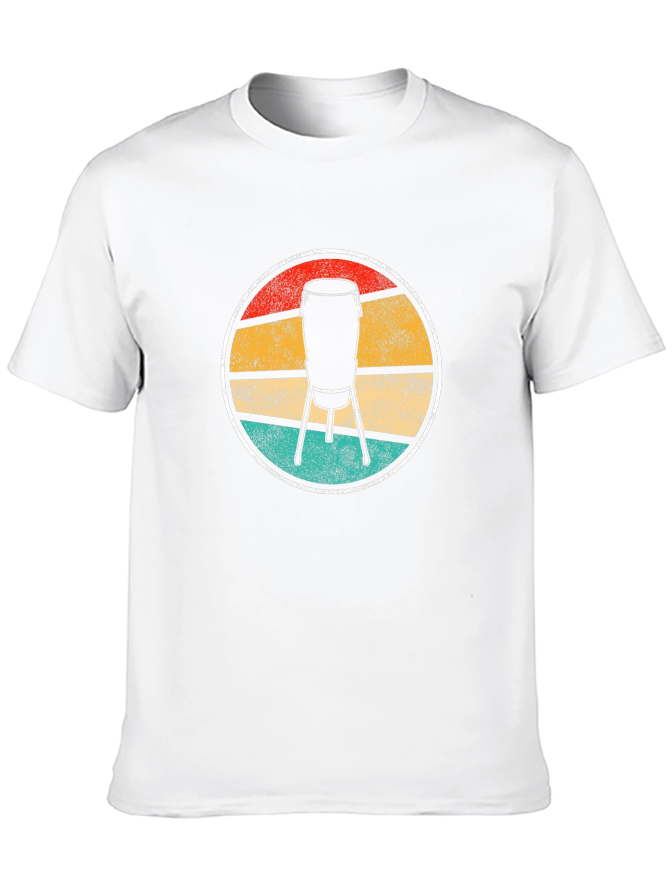Retro Conga Drum T-Shirt - Music Lover Tee