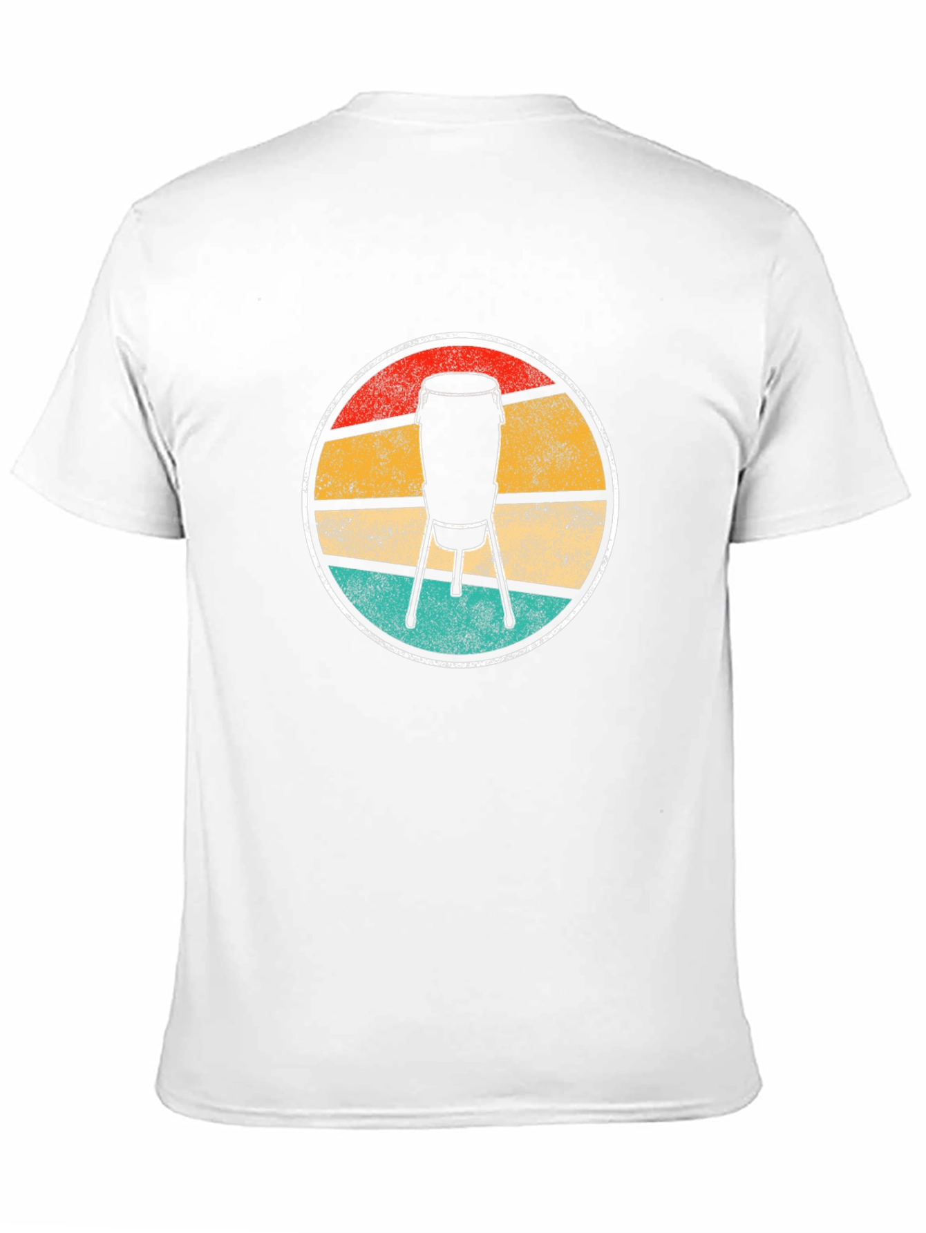 Retro Conga Drum T-Shirt - Music Lover Tee