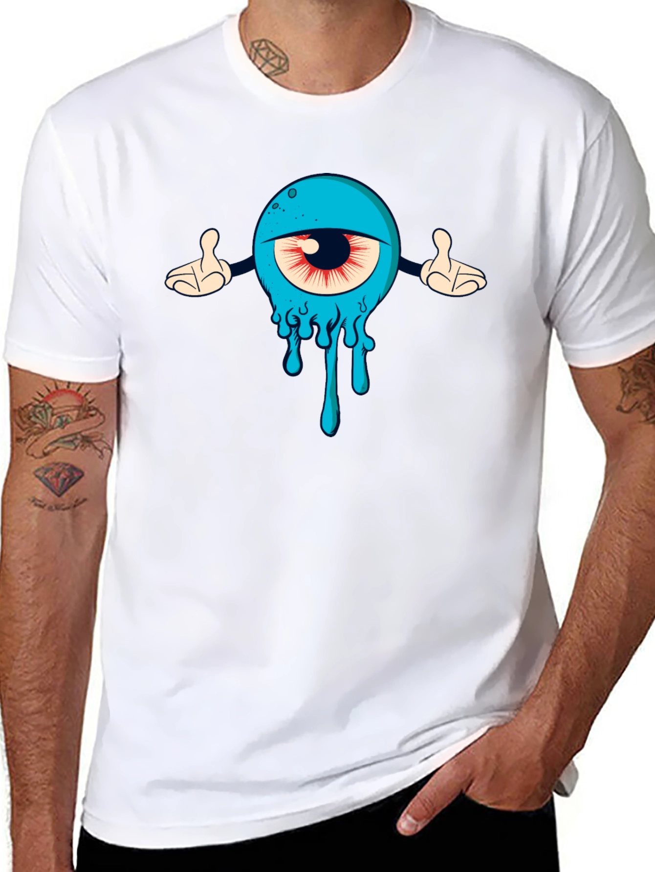 Eyeconic Graphic Tee - Black