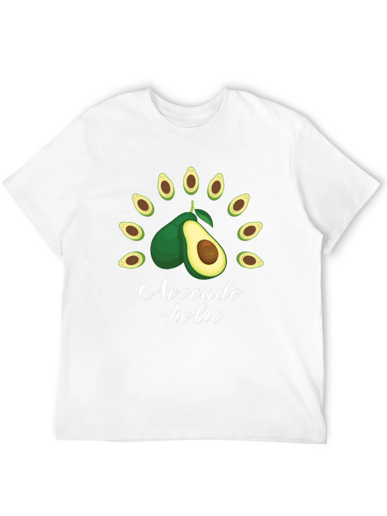 Avocado-holic Black Graphic Tee