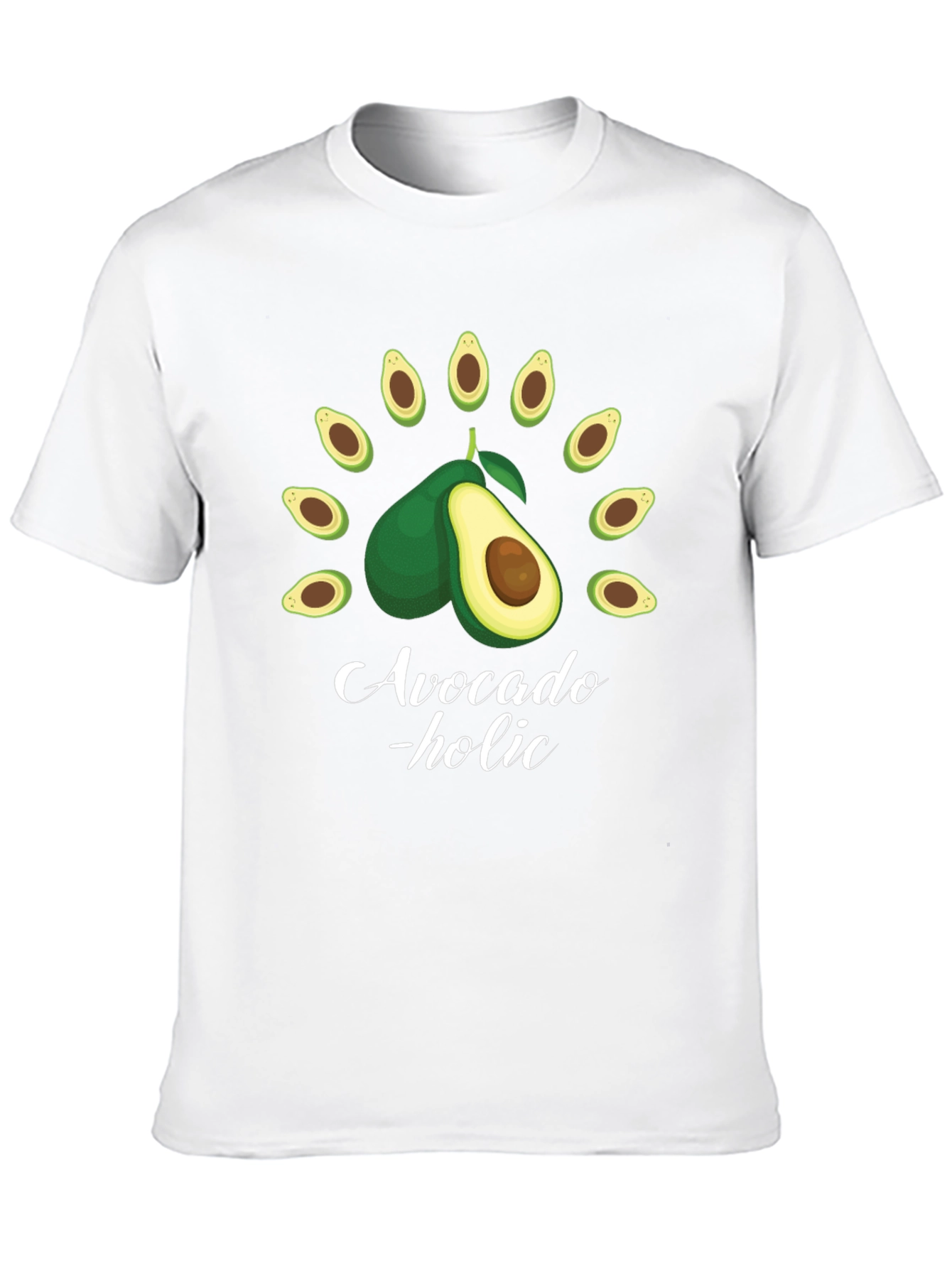 Avocado-holic Black Graphic Tee