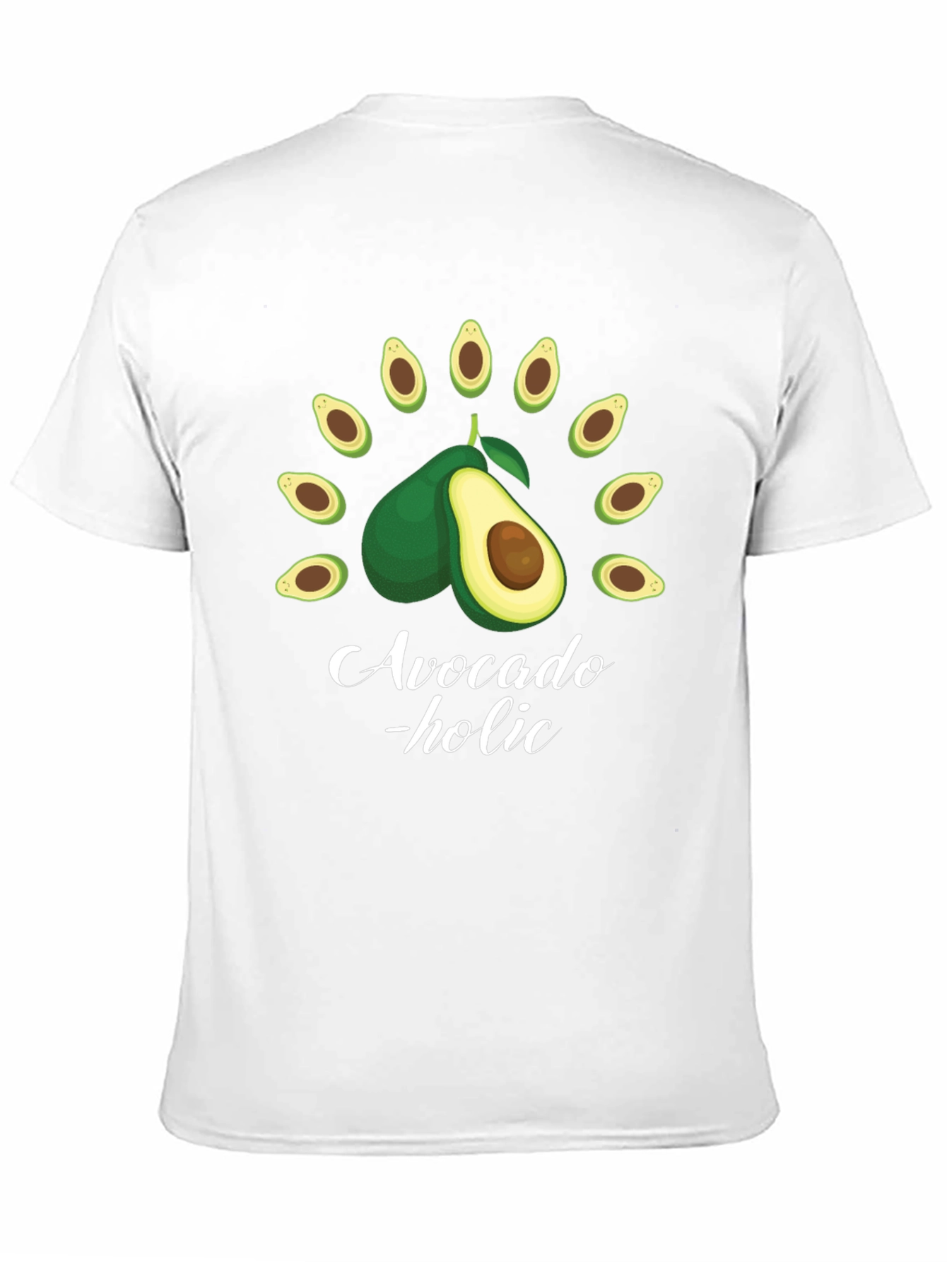 Avocado-holic Black Graphic Tee