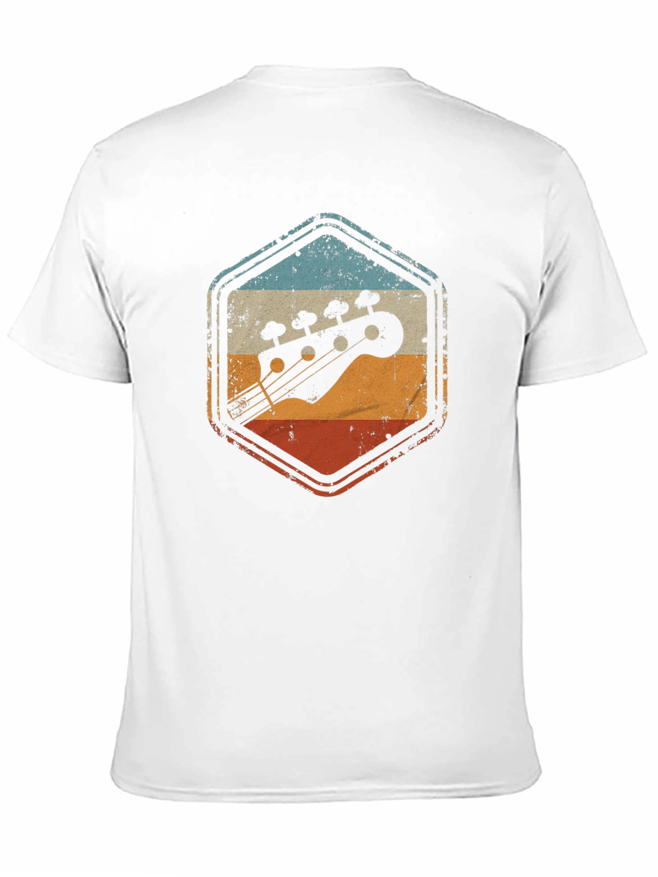 Retro Bass Guitar Graphic T-Shirt