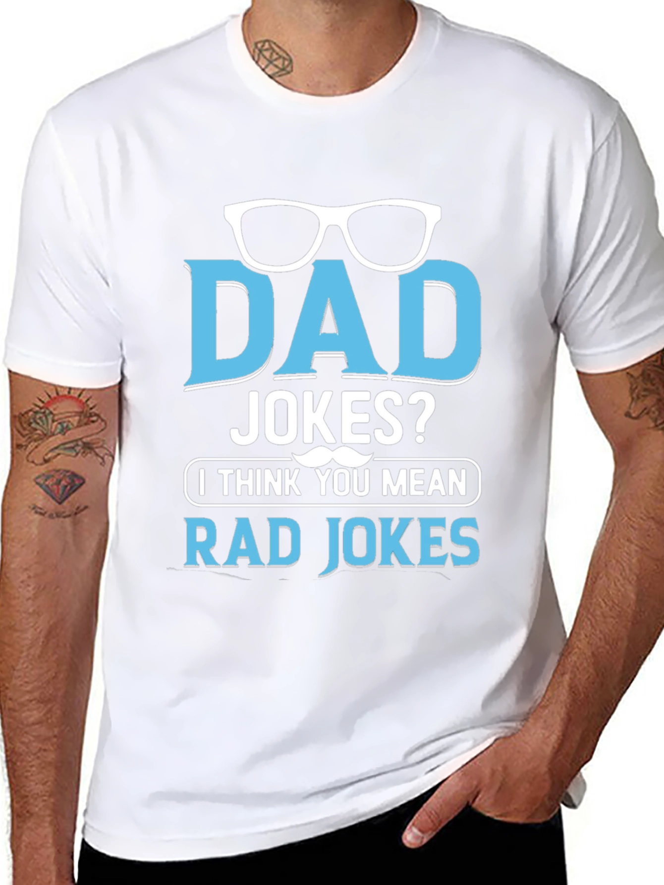 Dad Jokes? Rad Jokes Graphic Tee