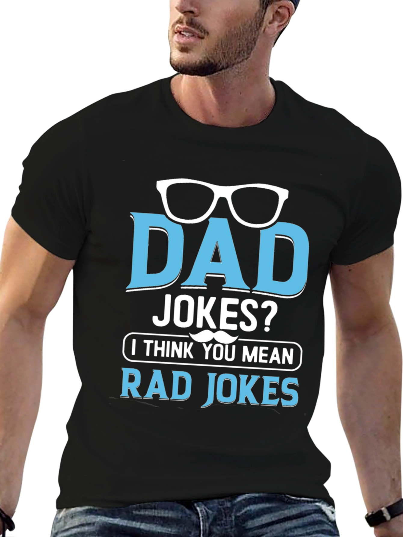 Dad Jokes? Rad Jokes Graphic Tee