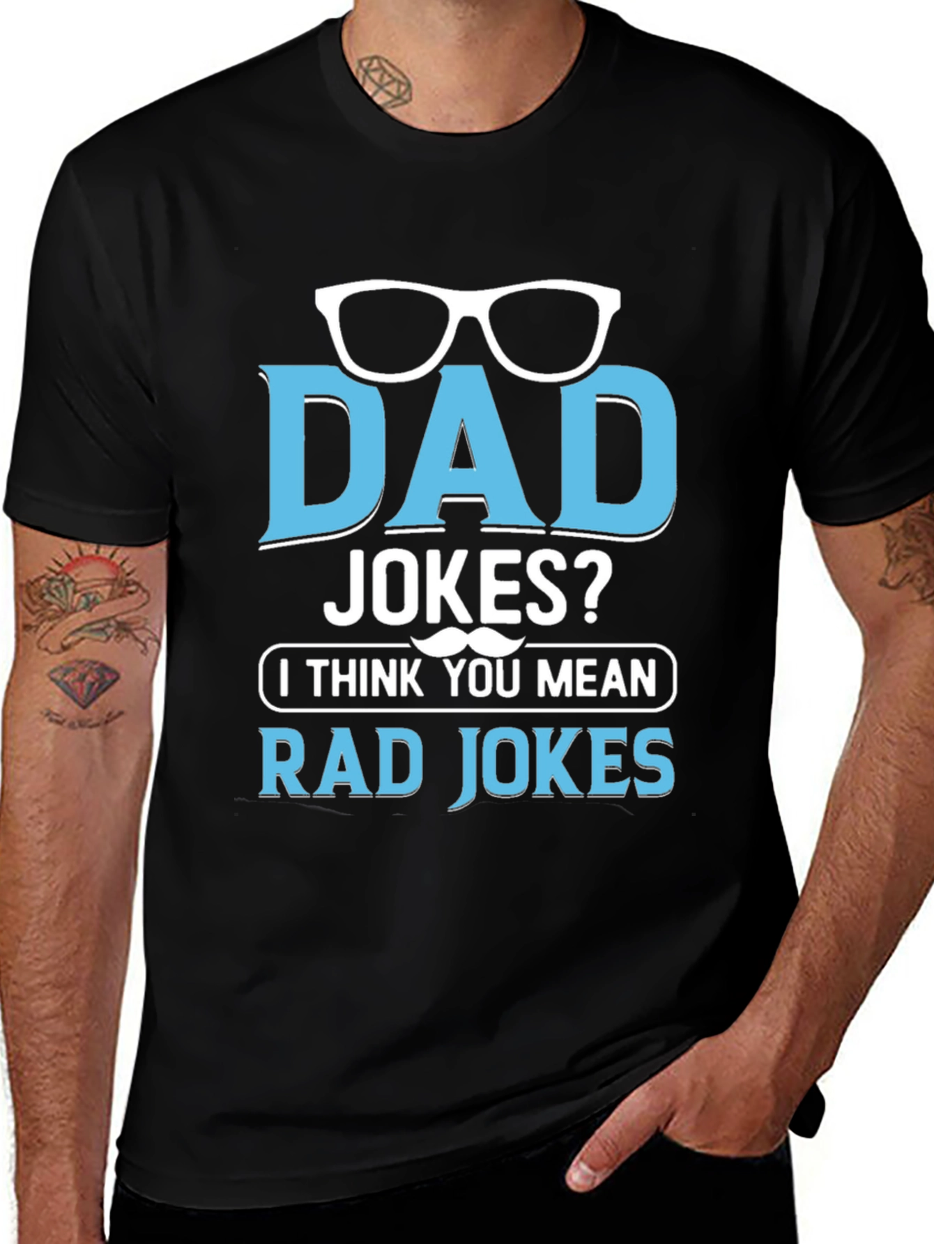 Dad Jokes? Rad Jokes Graphic Tee