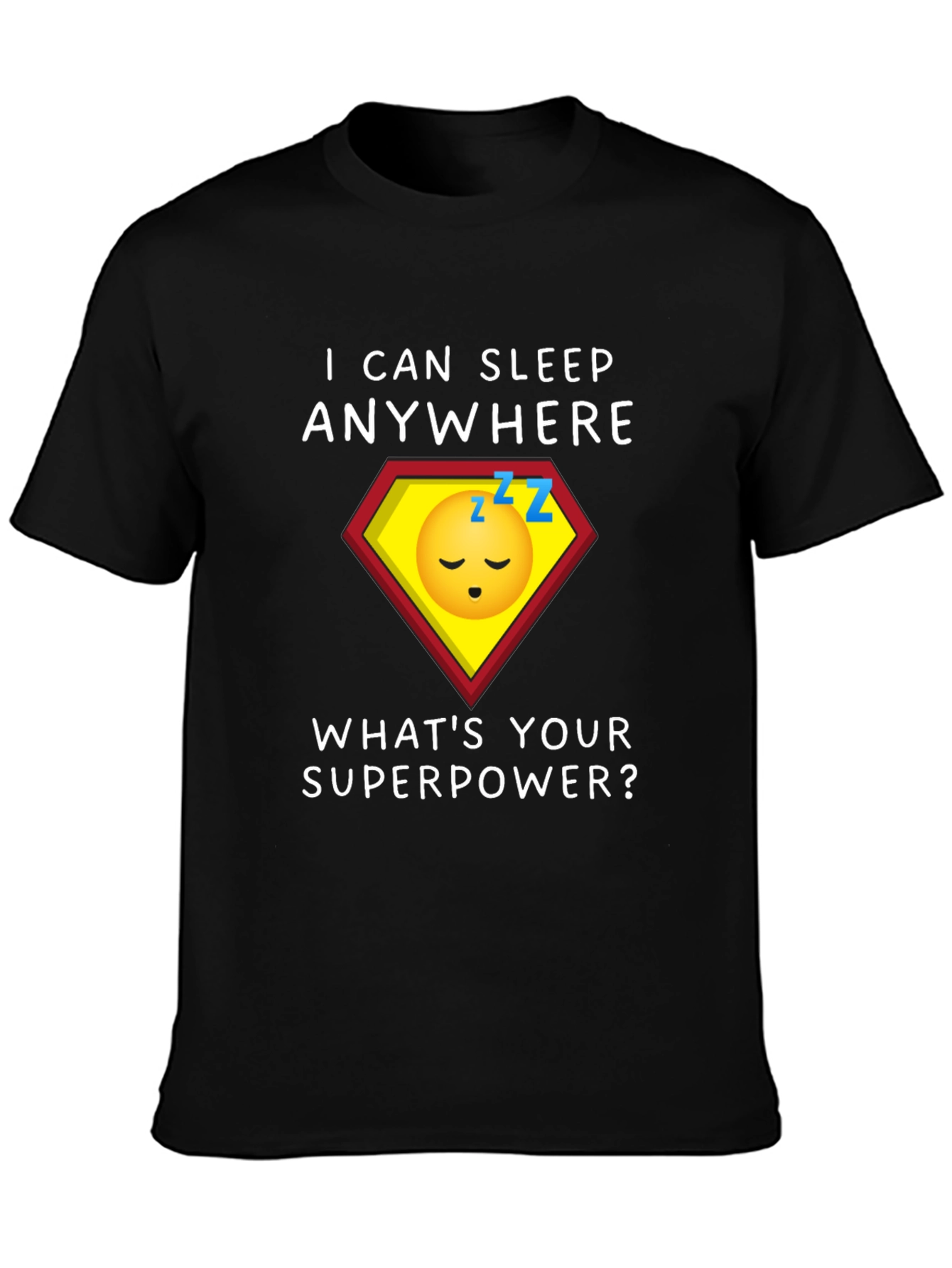 Sleep Anywhere Superpower Graphic Tee