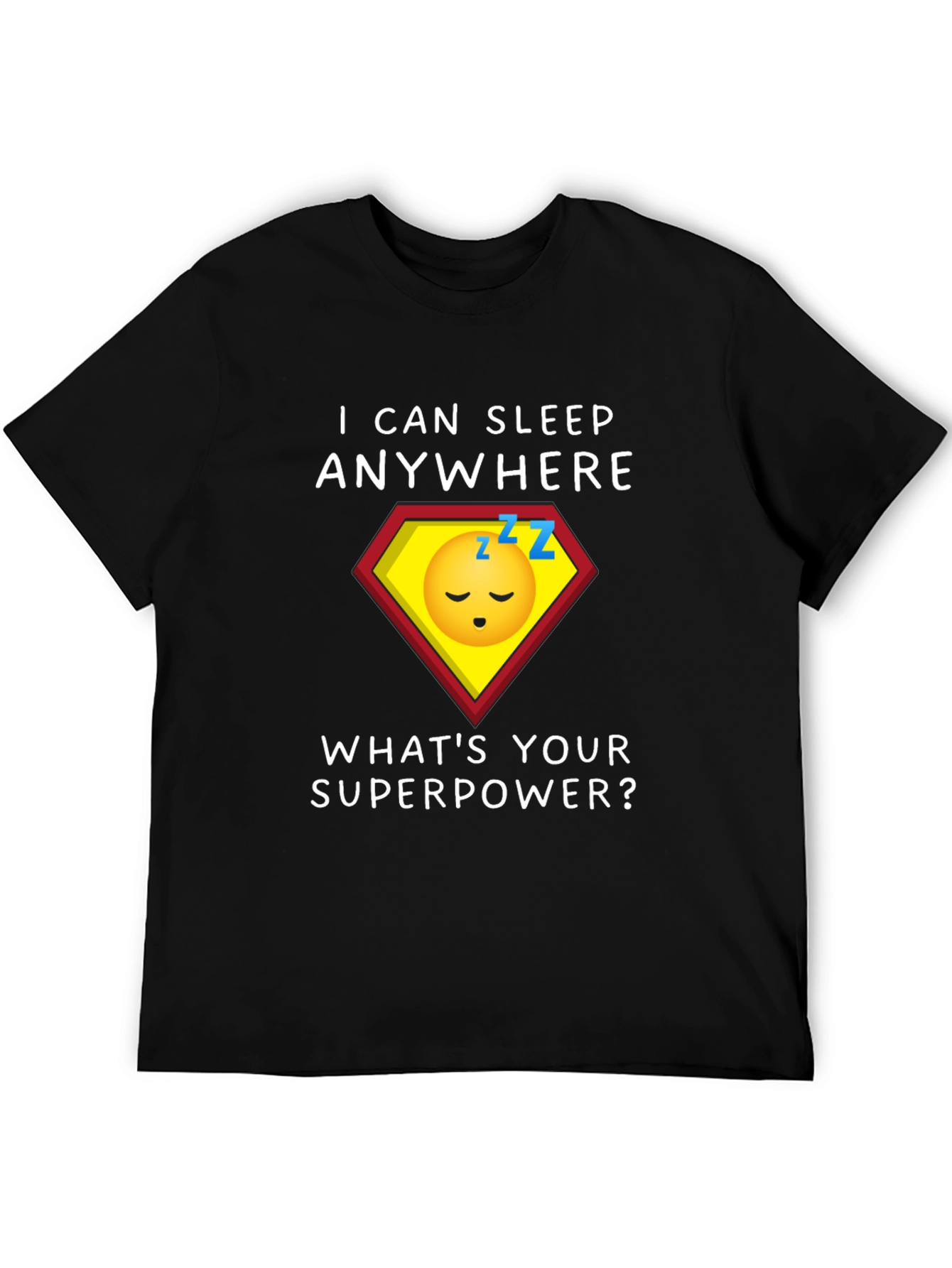Sleep Anywhere Superpower Graphic Tee