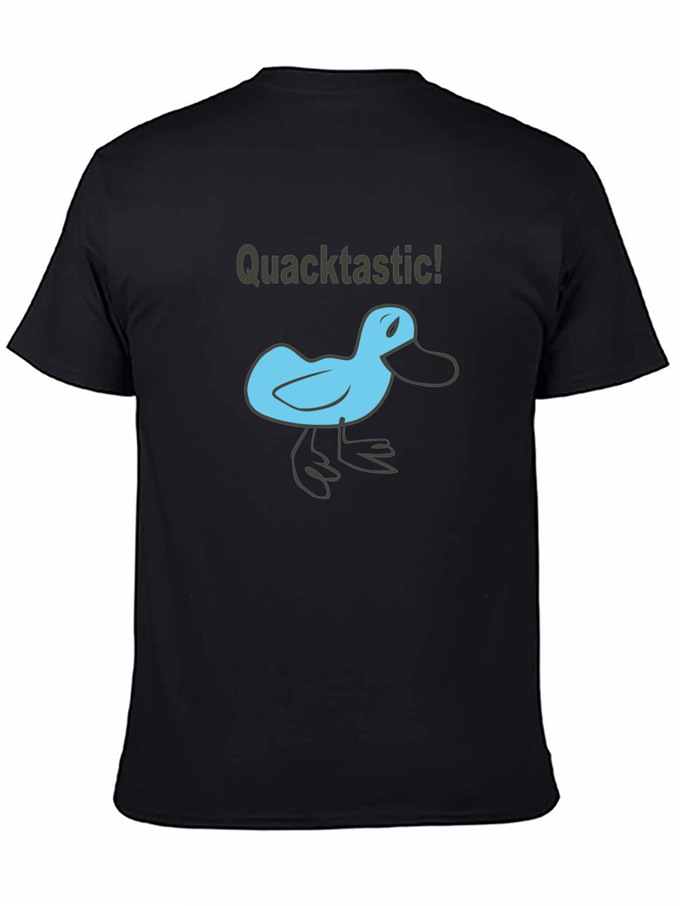 Quacktastic Duck Graphic Black T-Shirt