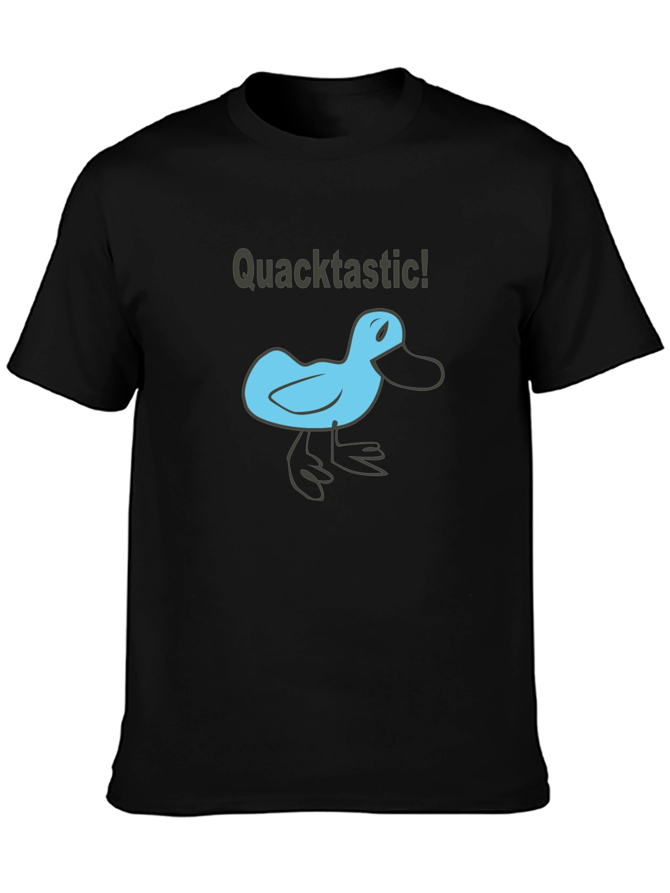 Quacktastic Duck Graphic Black T-Shirt