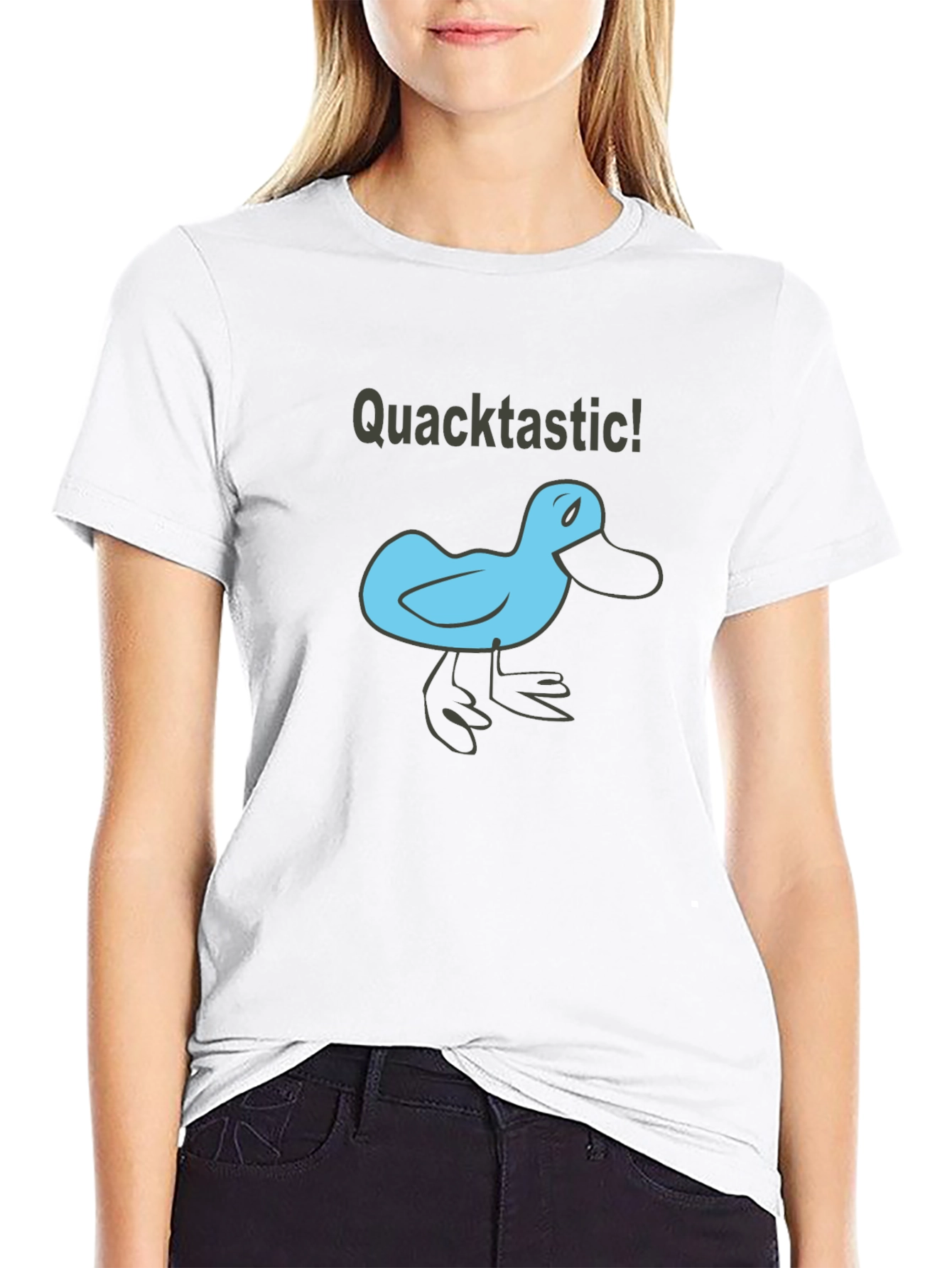 Quacktastic Duck Graphic Black T-Shirt