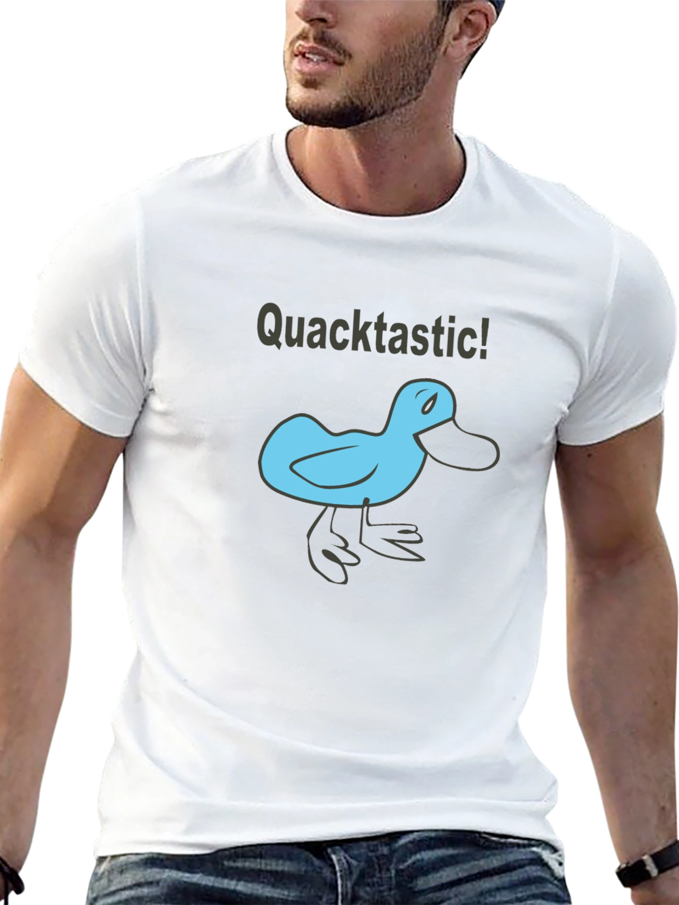Quacktastic Duck Graphic Black T-Shirt