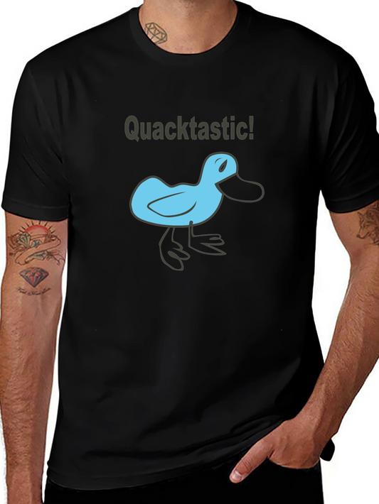 Quacktastic Duck Graphic Black T-Shirt