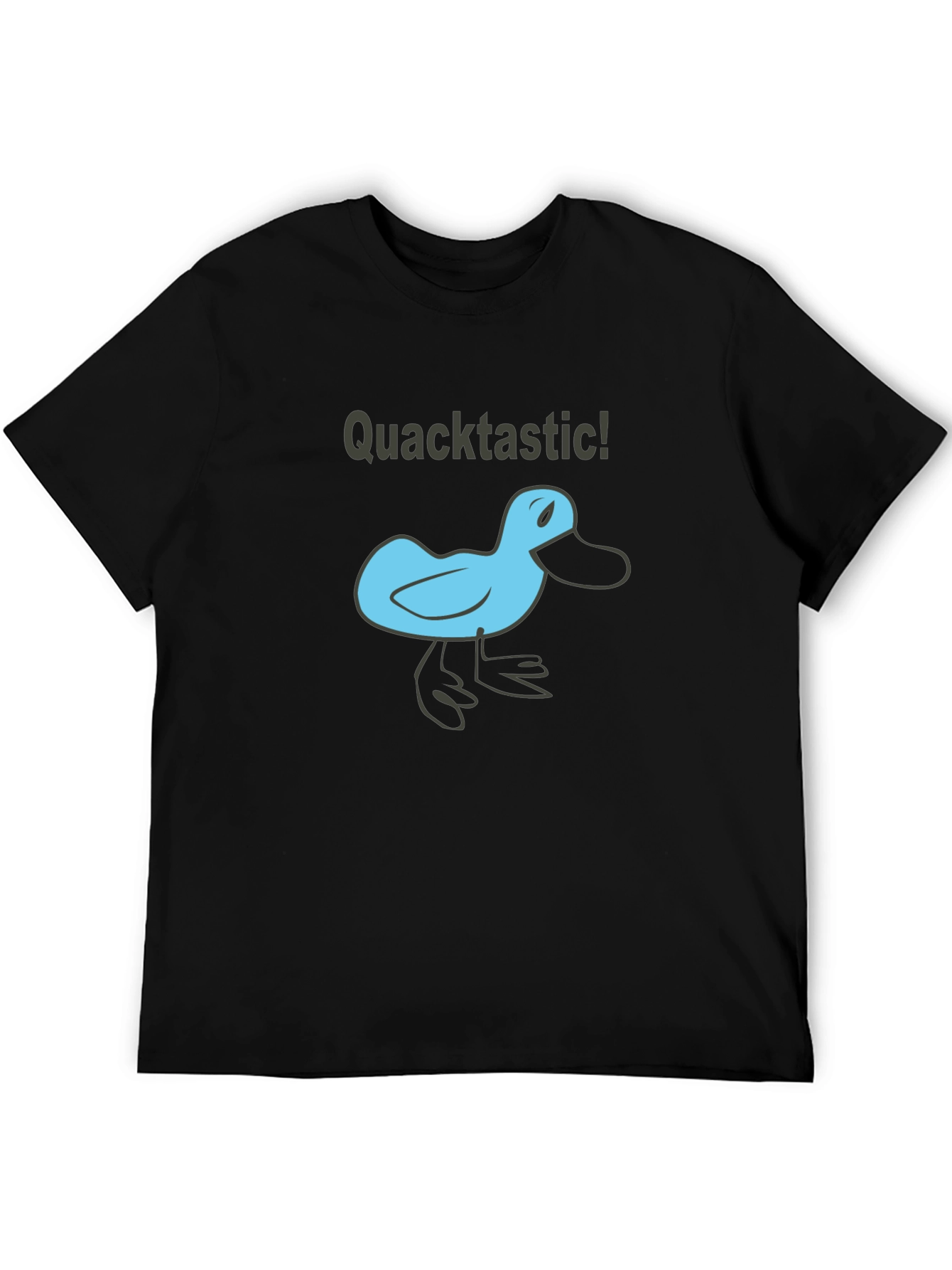 Quacktastic Duck Graphic Black T-Shirt