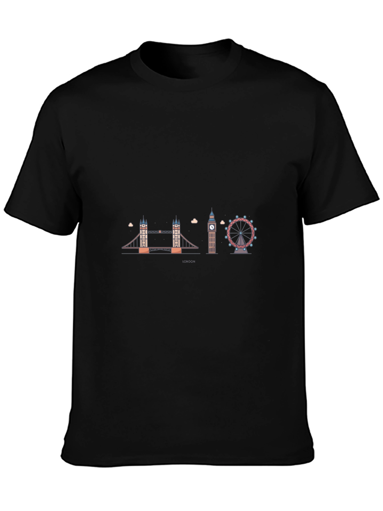 London Landmarks Graphic T-Shirt