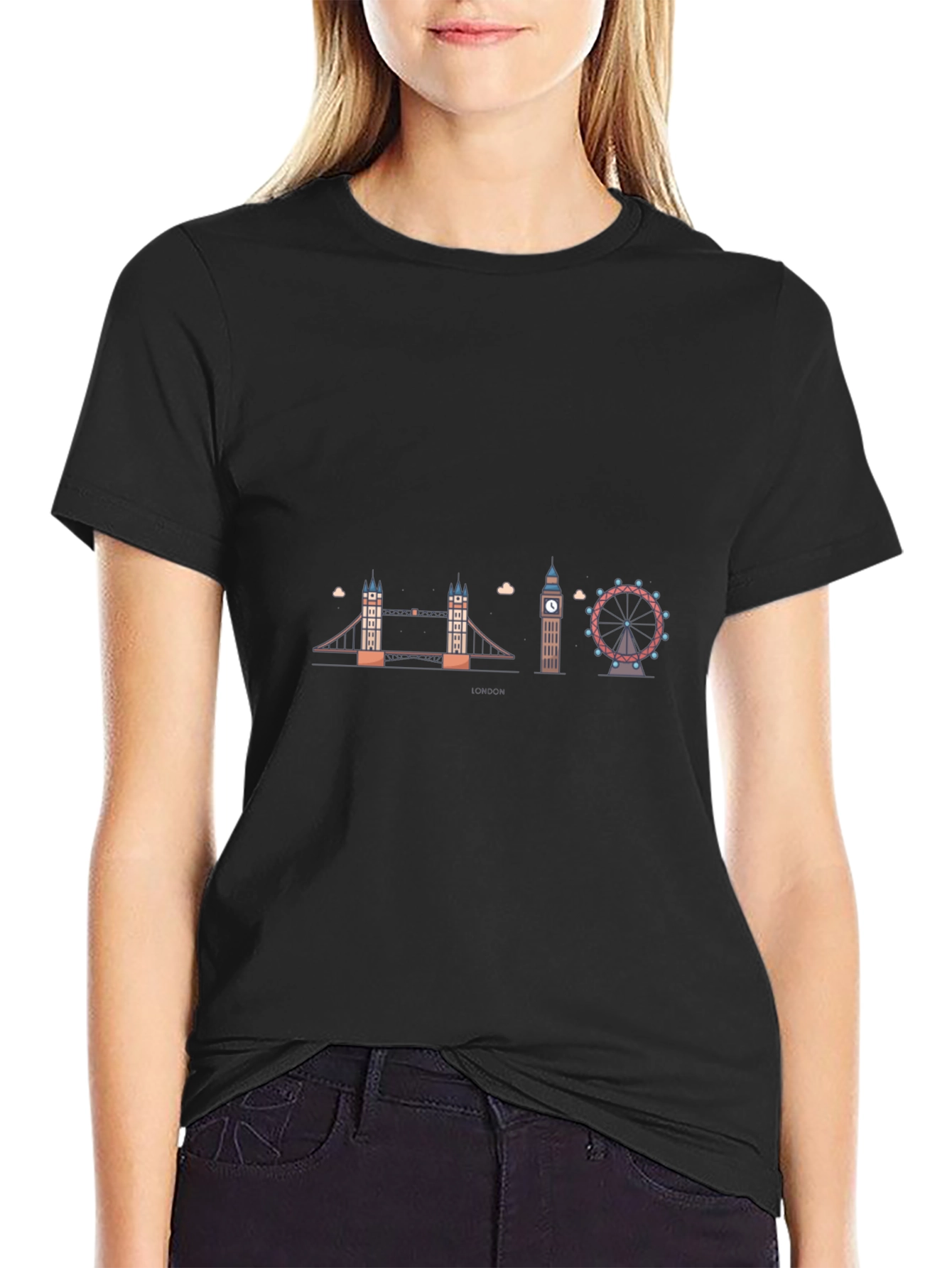 London Landmarks Graphic T-Shirt
