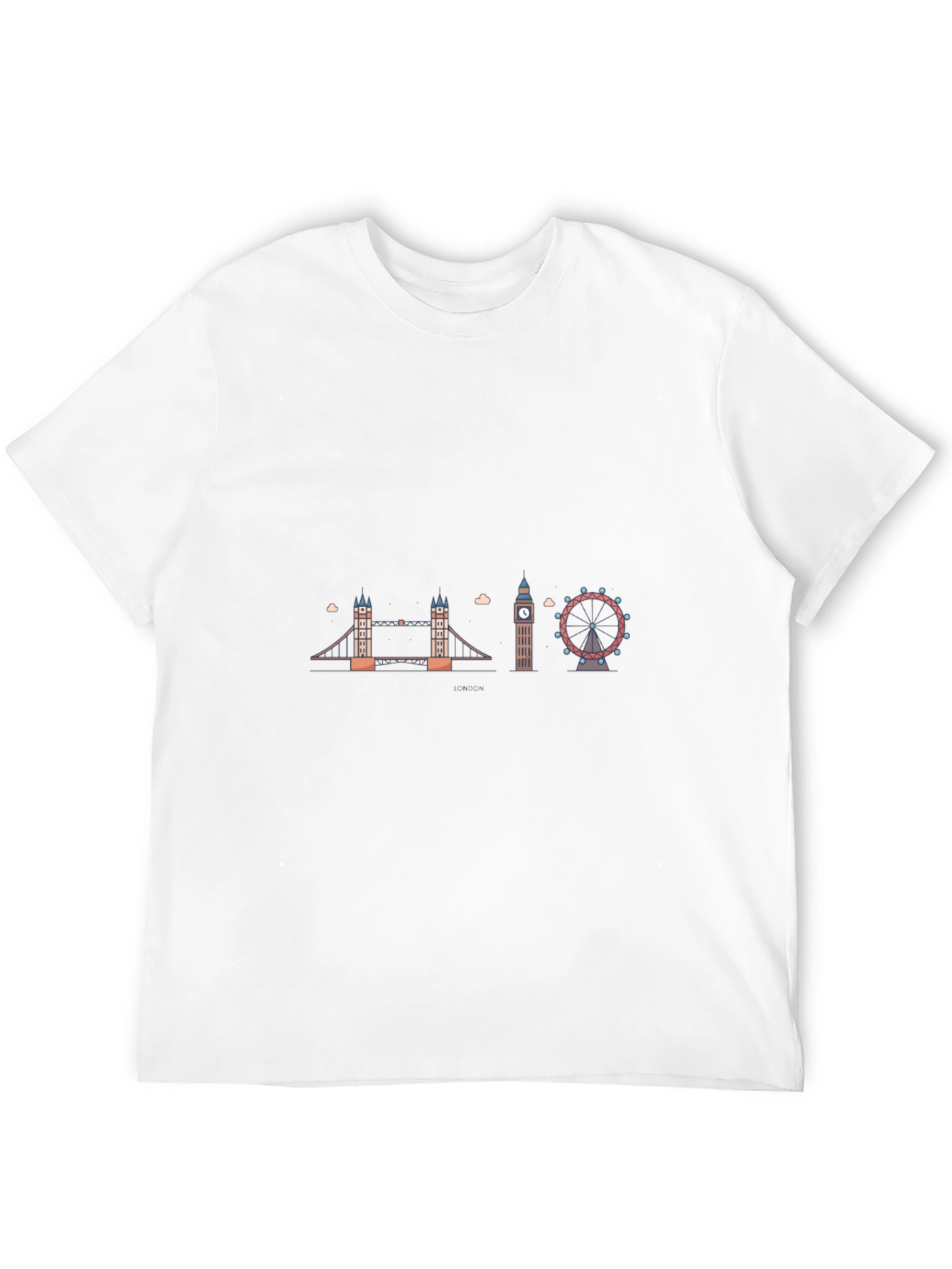 London Landmarks Graphic T-Shirt