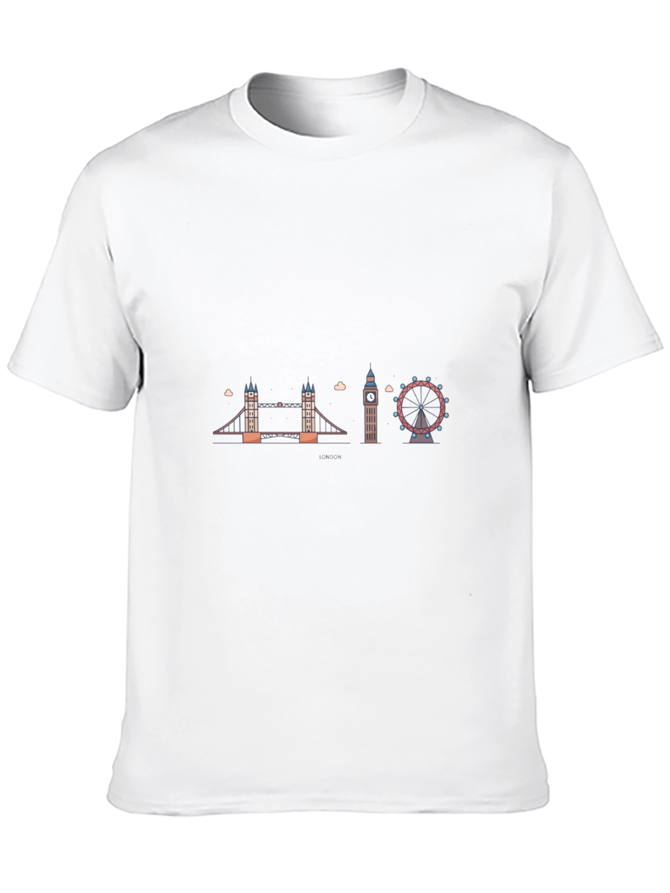 London Landmarks Graphic T-Shirt