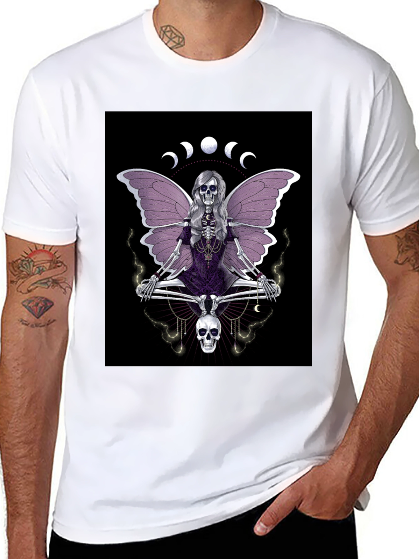 Gothic Skeleton Fairy T-Shirt