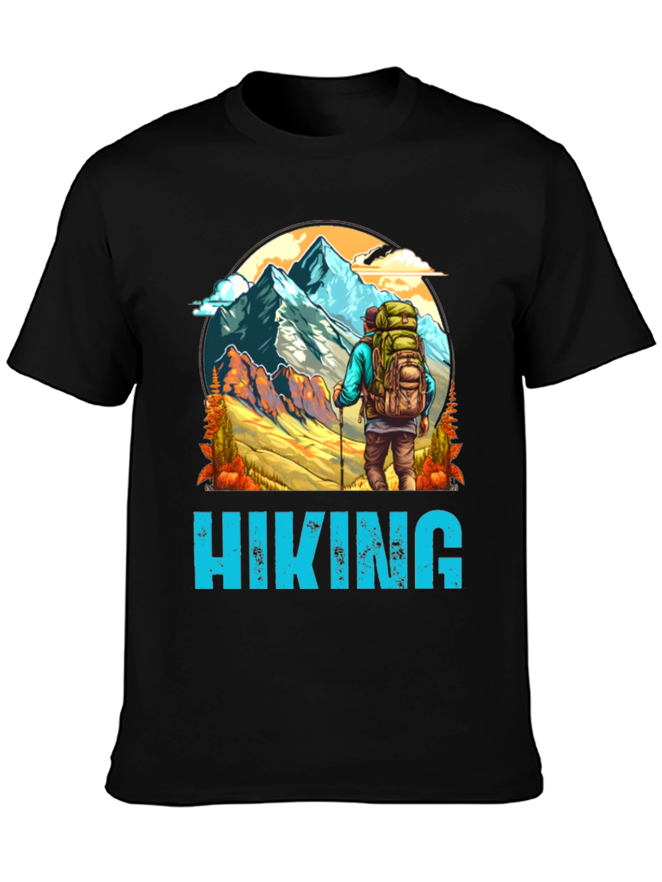Hiking Graphic Tee - Mountain Adventure Shirt