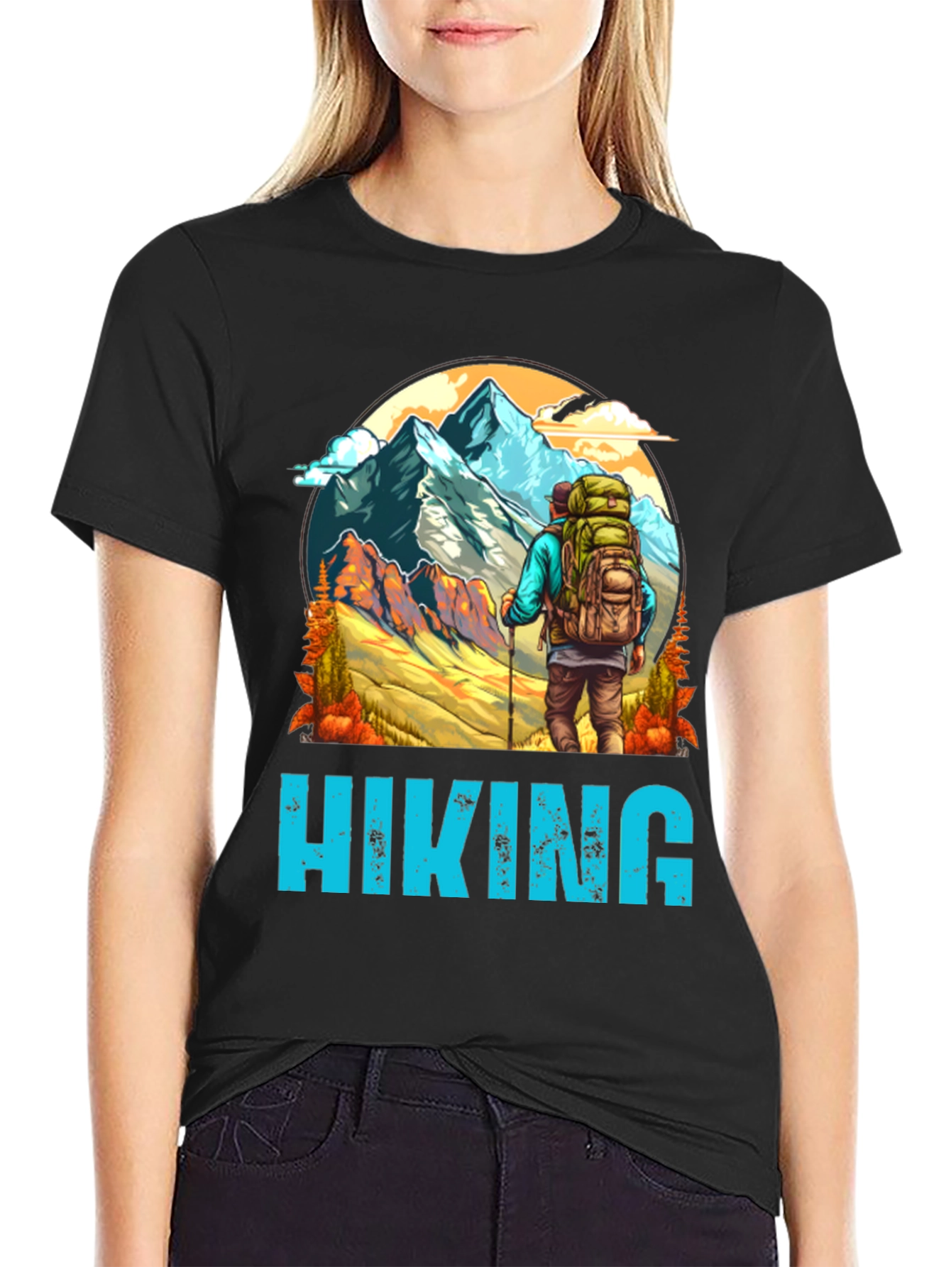 Hiking Graphic Tee - Mountain Adventure Shirt