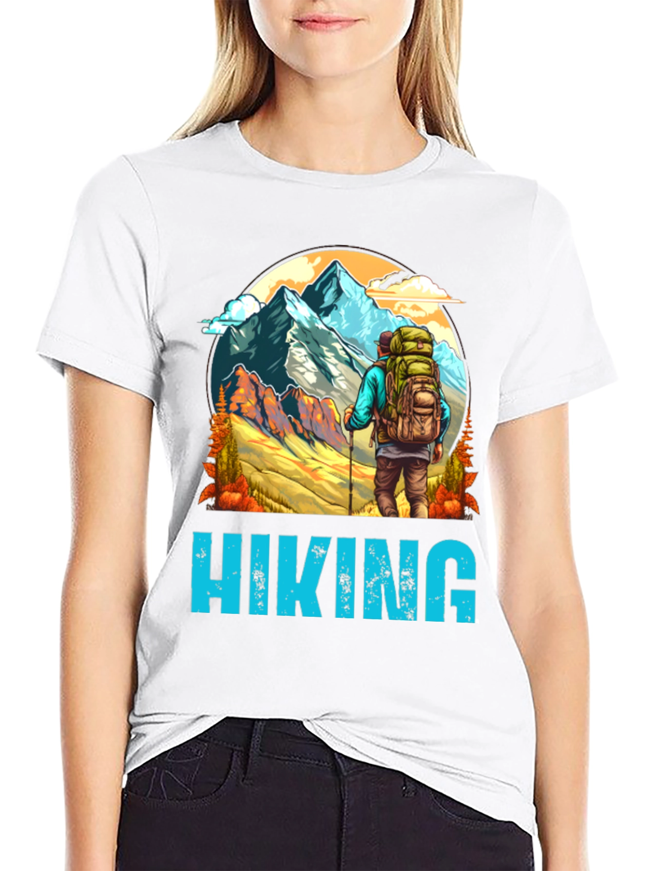 Hiking Graphic Tee - Mountain Adventure Shirt