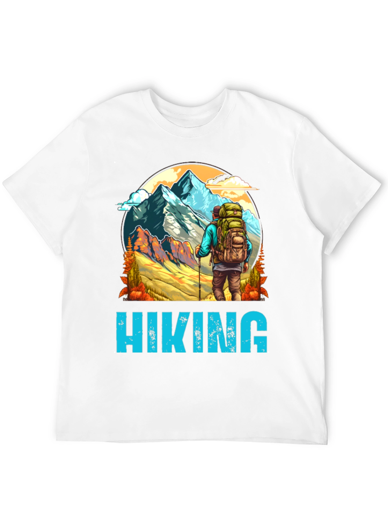 Hiking Graphic Tee - Mountain Adventure Shirt