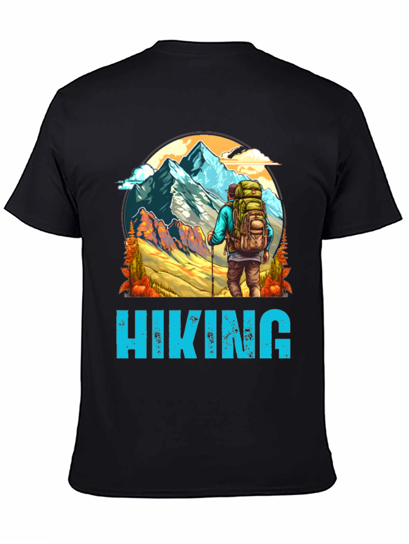 Hiking Graphic Tee - Mountain Adventure Shirt