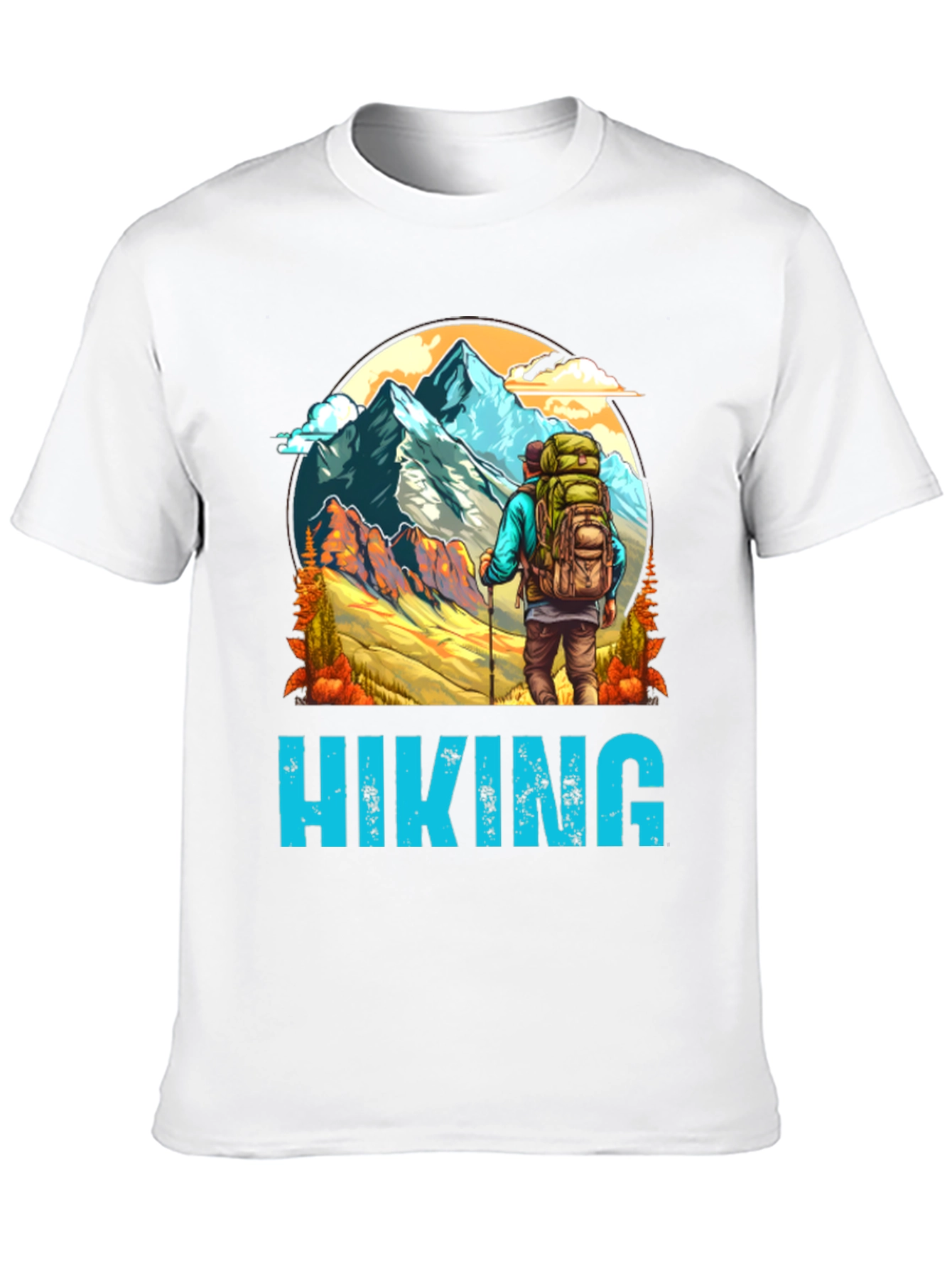 Hiking Graphic Tee - Mountain Adventure Shirt