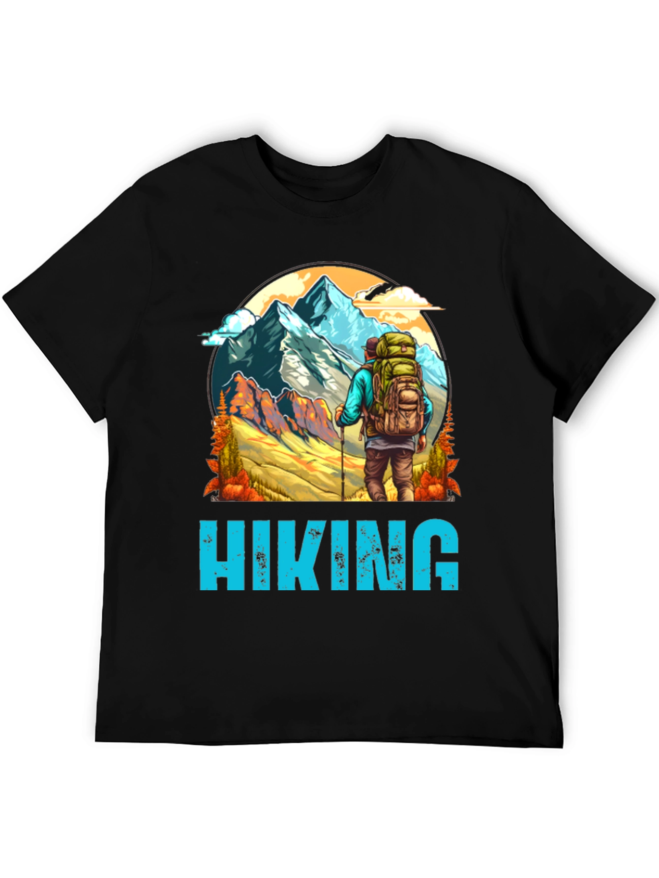 Hiking Graphic Tee - Mountain Adventure Shirt