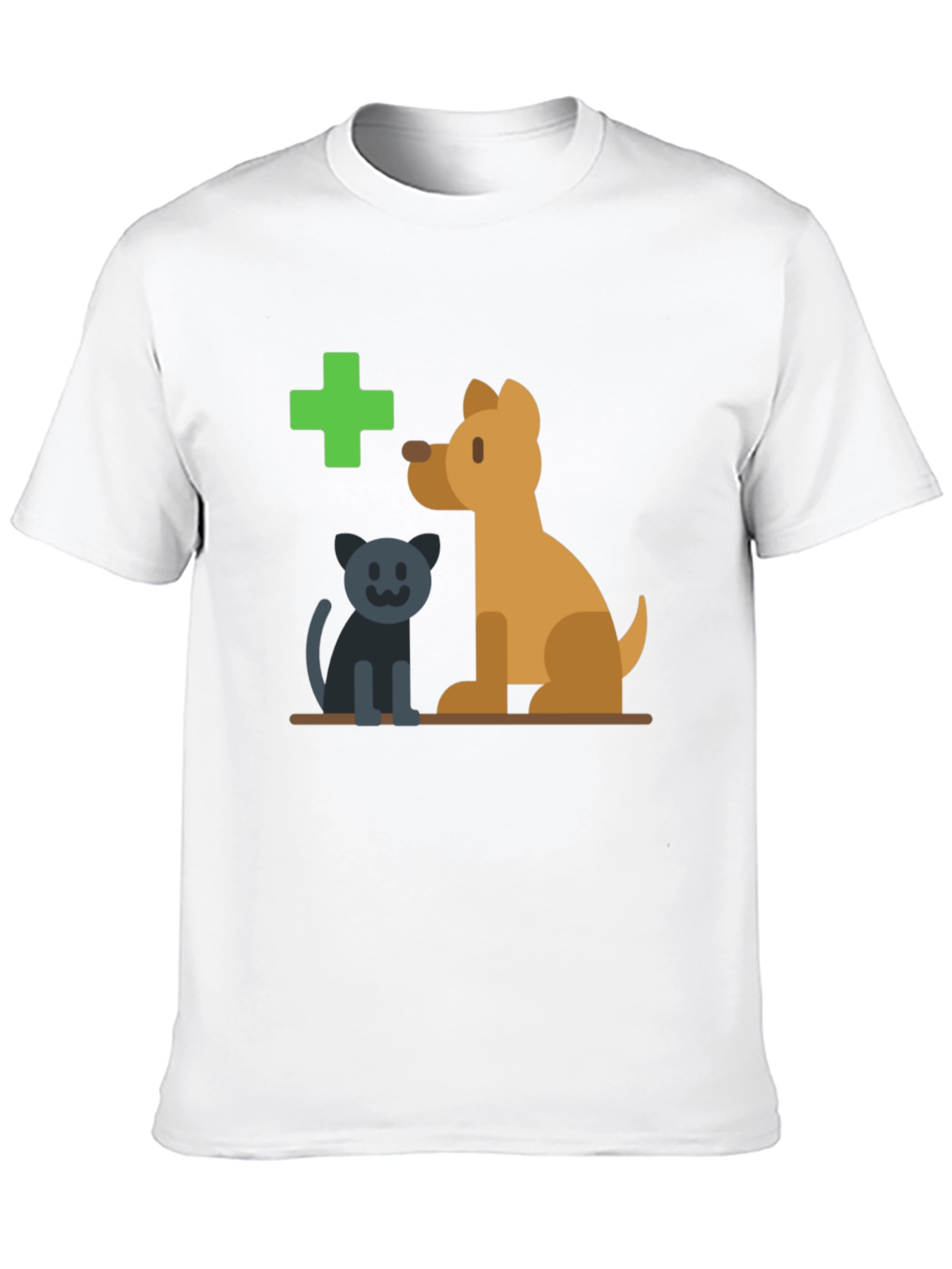 Vet Clinic Pet Graphic Tee - Black T-Shirt