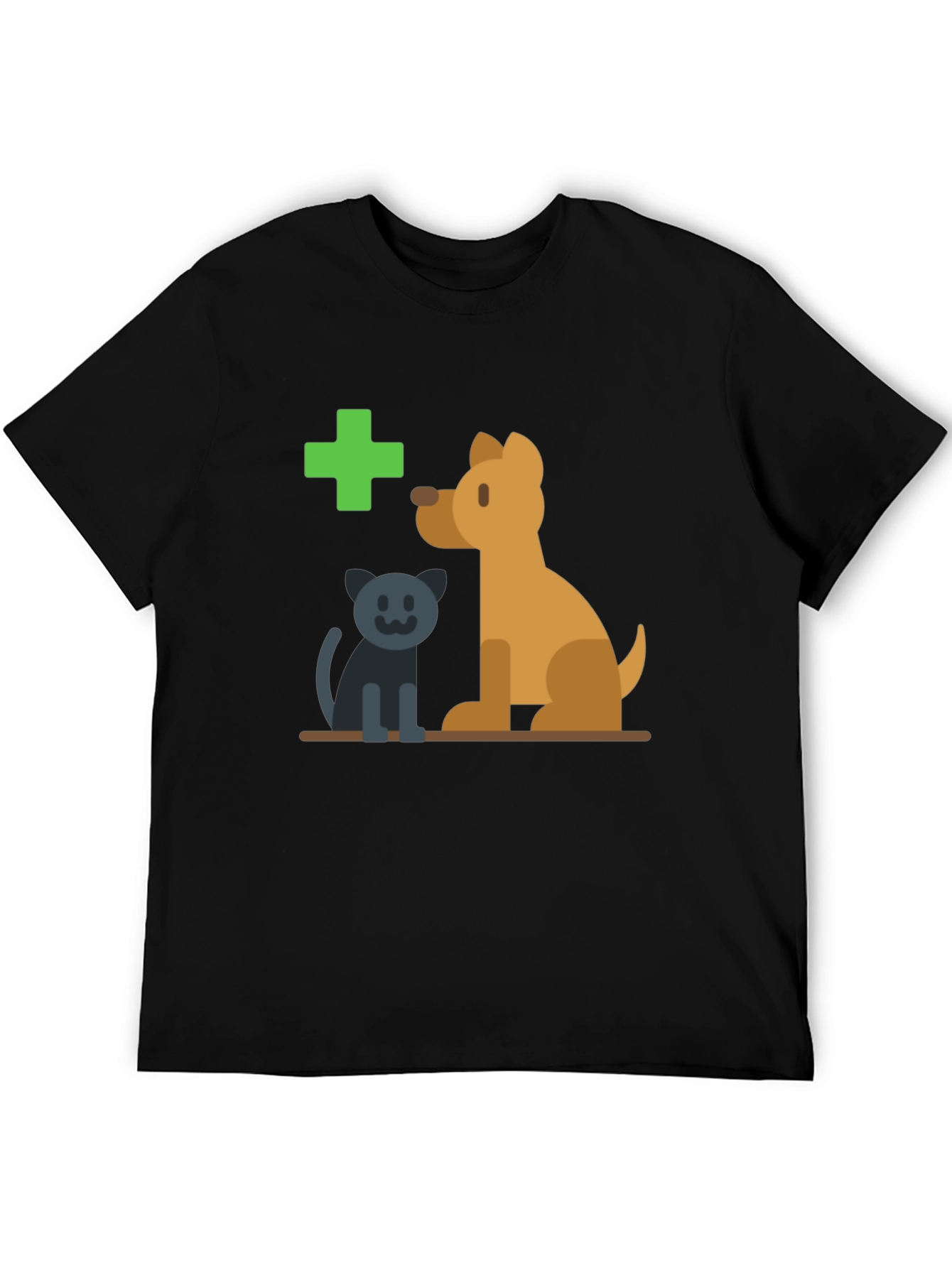 Vet Clinic Pet Graphic Tee - Black T-Shirt