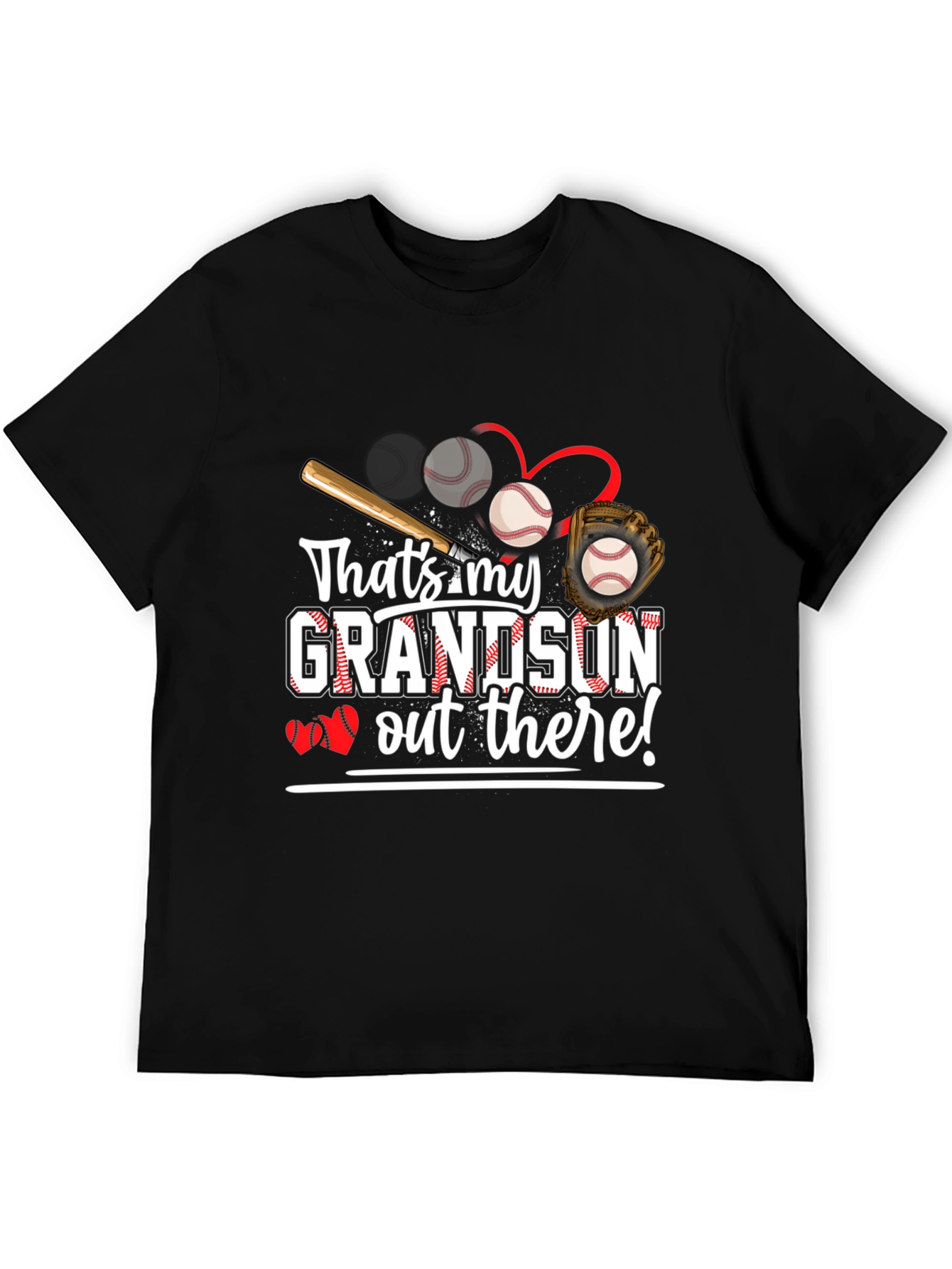 Grandson Baseball T-Shirt - Proud Grandparent Tee