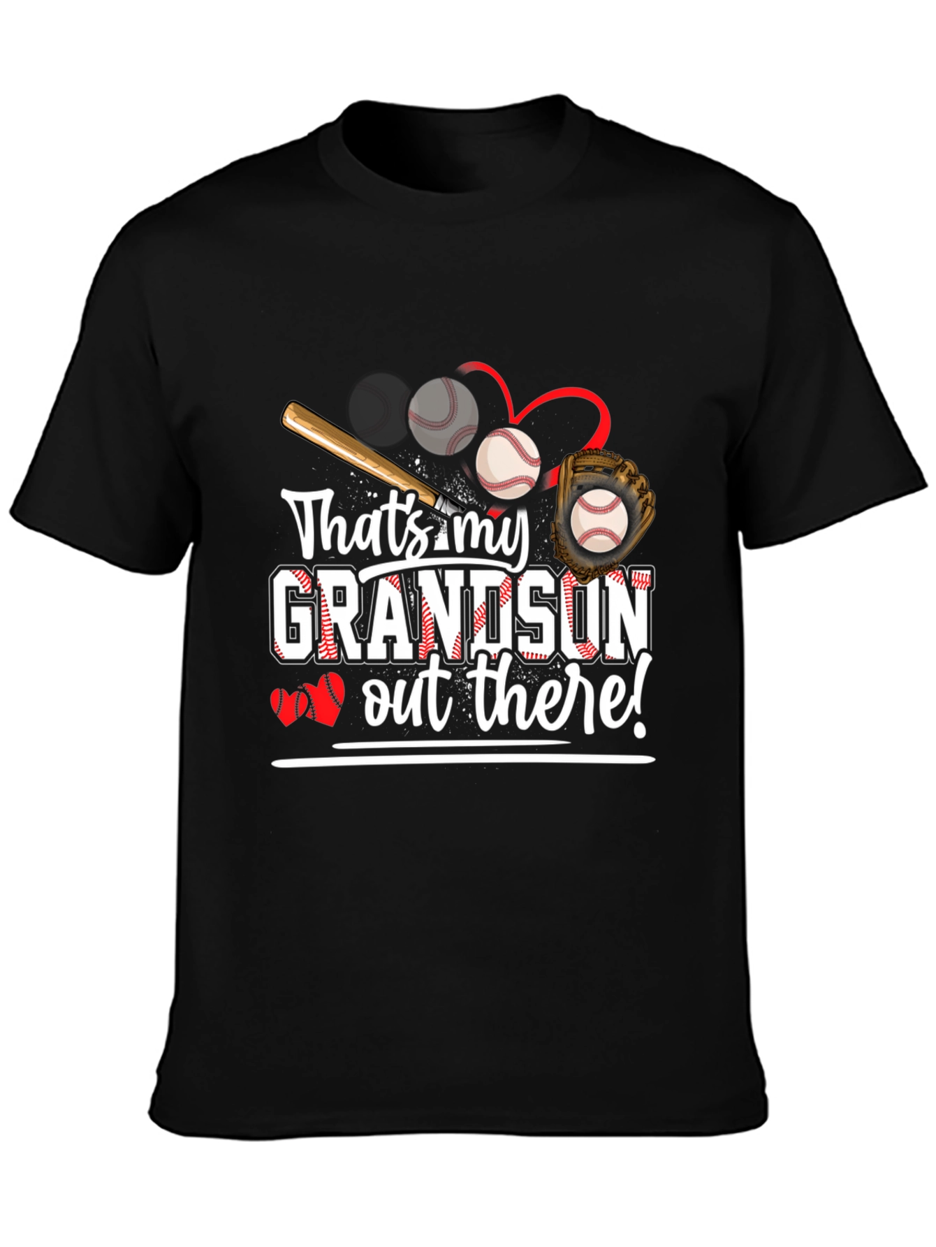 Grandson Baseball T-Shirt - Proud Grandparent Tee