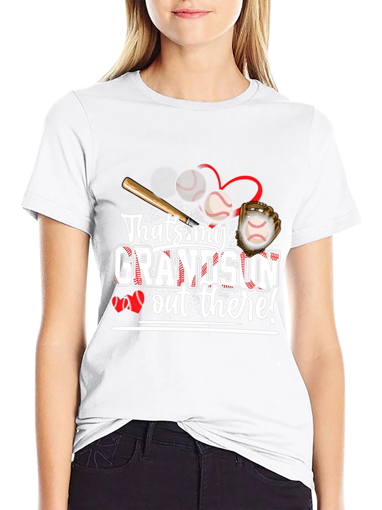Grandson Baseball T-Shirt - Proud Grandparent Tee