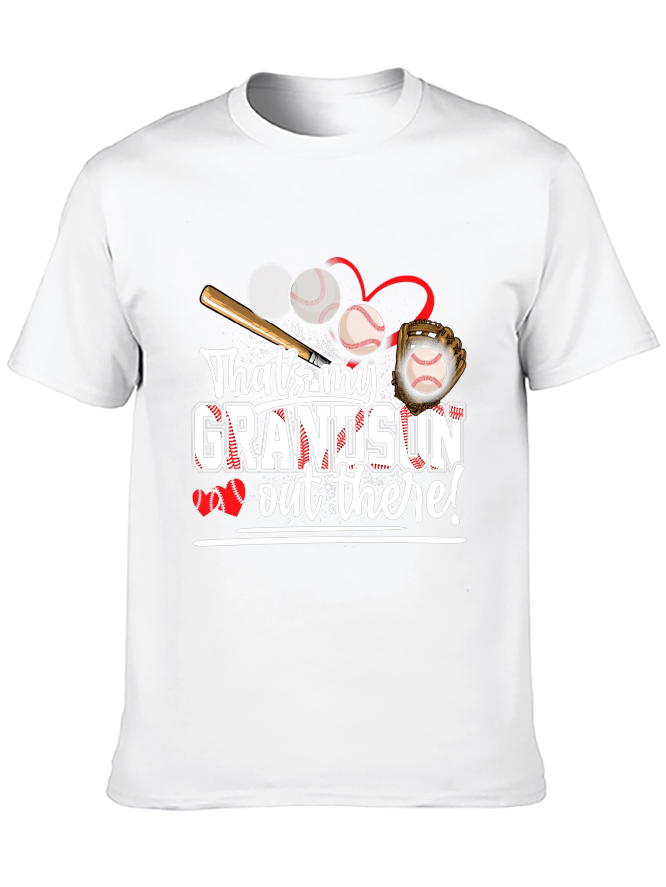 Grandson Baseball T-Shirt - Proud Grandparent Tee
