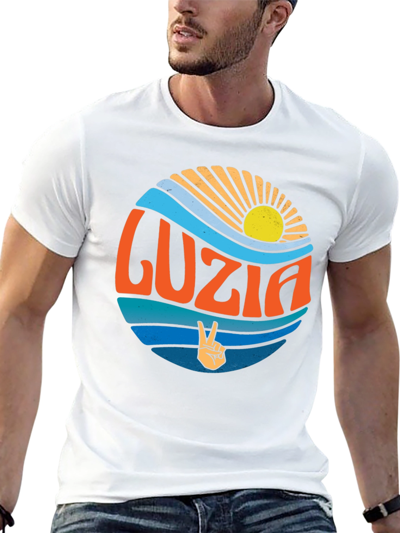 Luzia Retro Graphic T-Shirt - Black