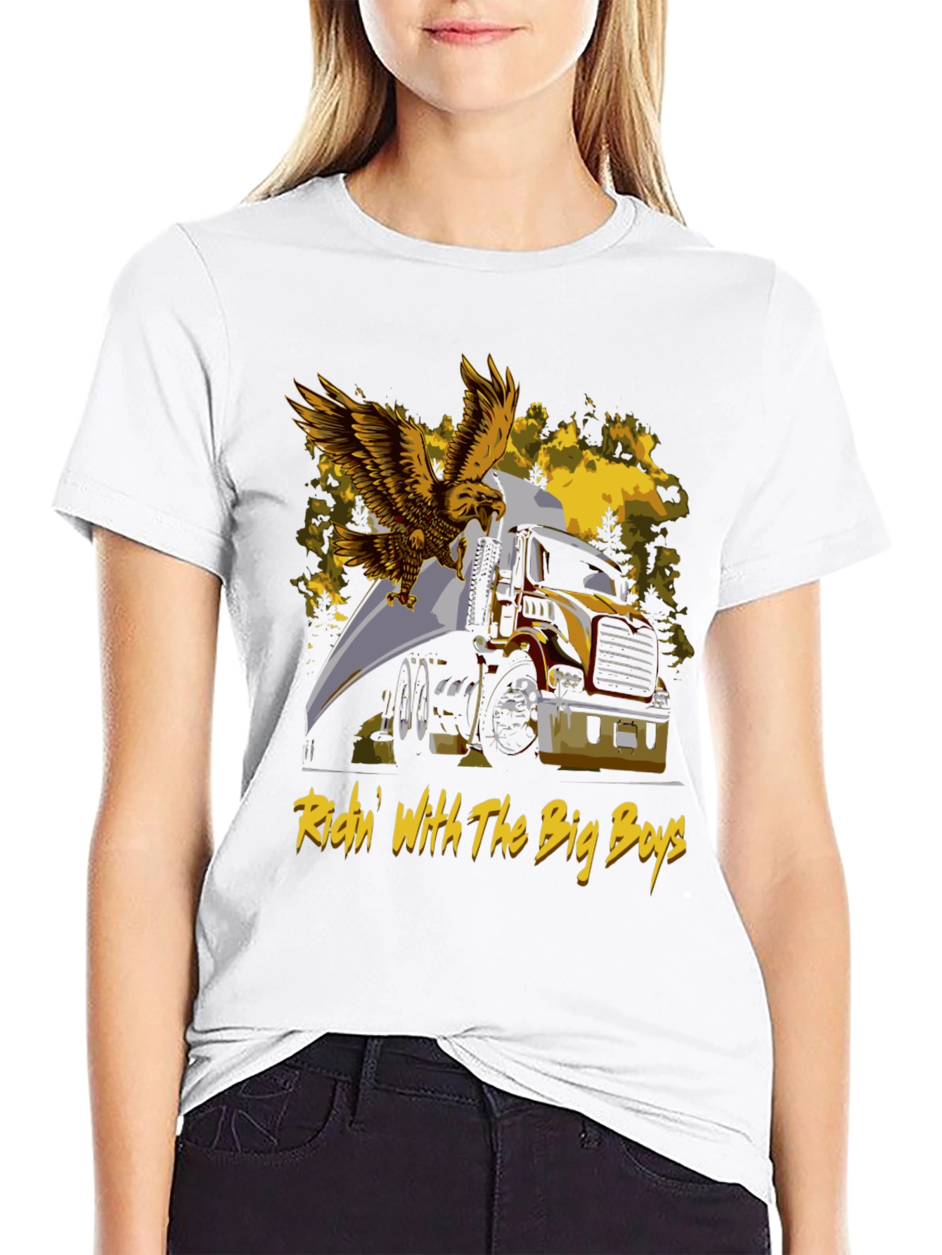 Ridin With The Big Boys Graphic Tee