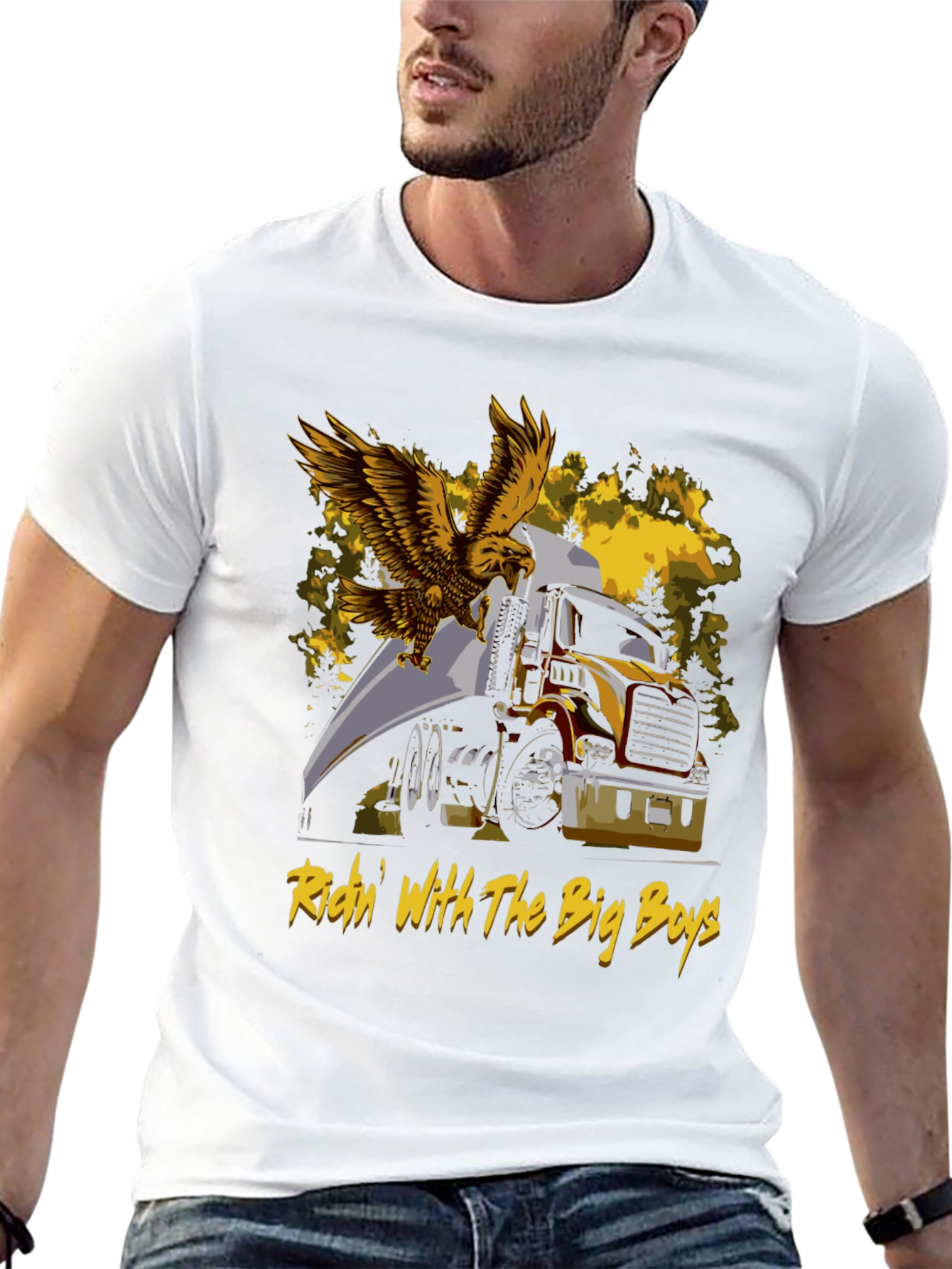Ridin With The Big Boys Graphic Tee