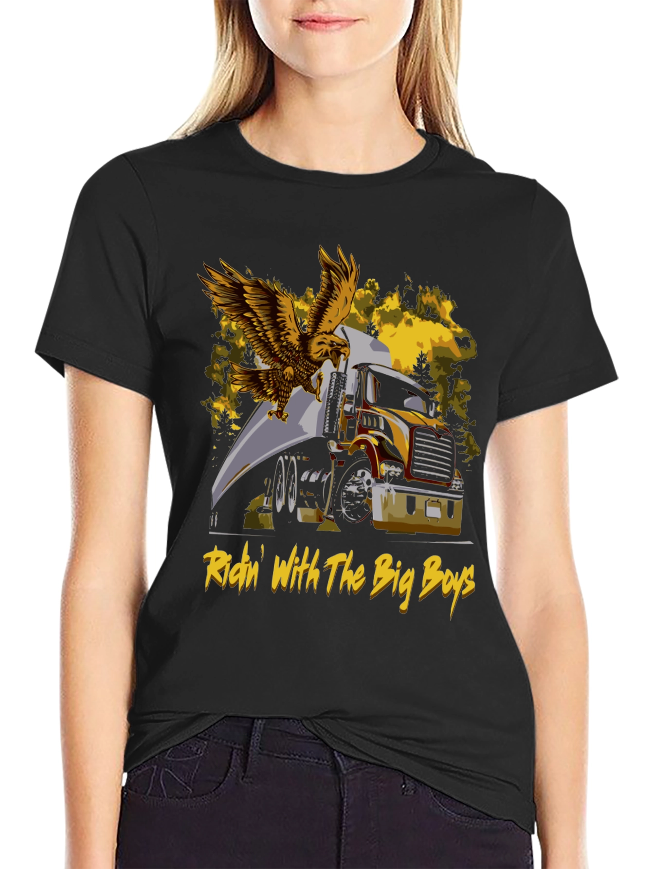 Ridin With The Big Boys Graphic Tee