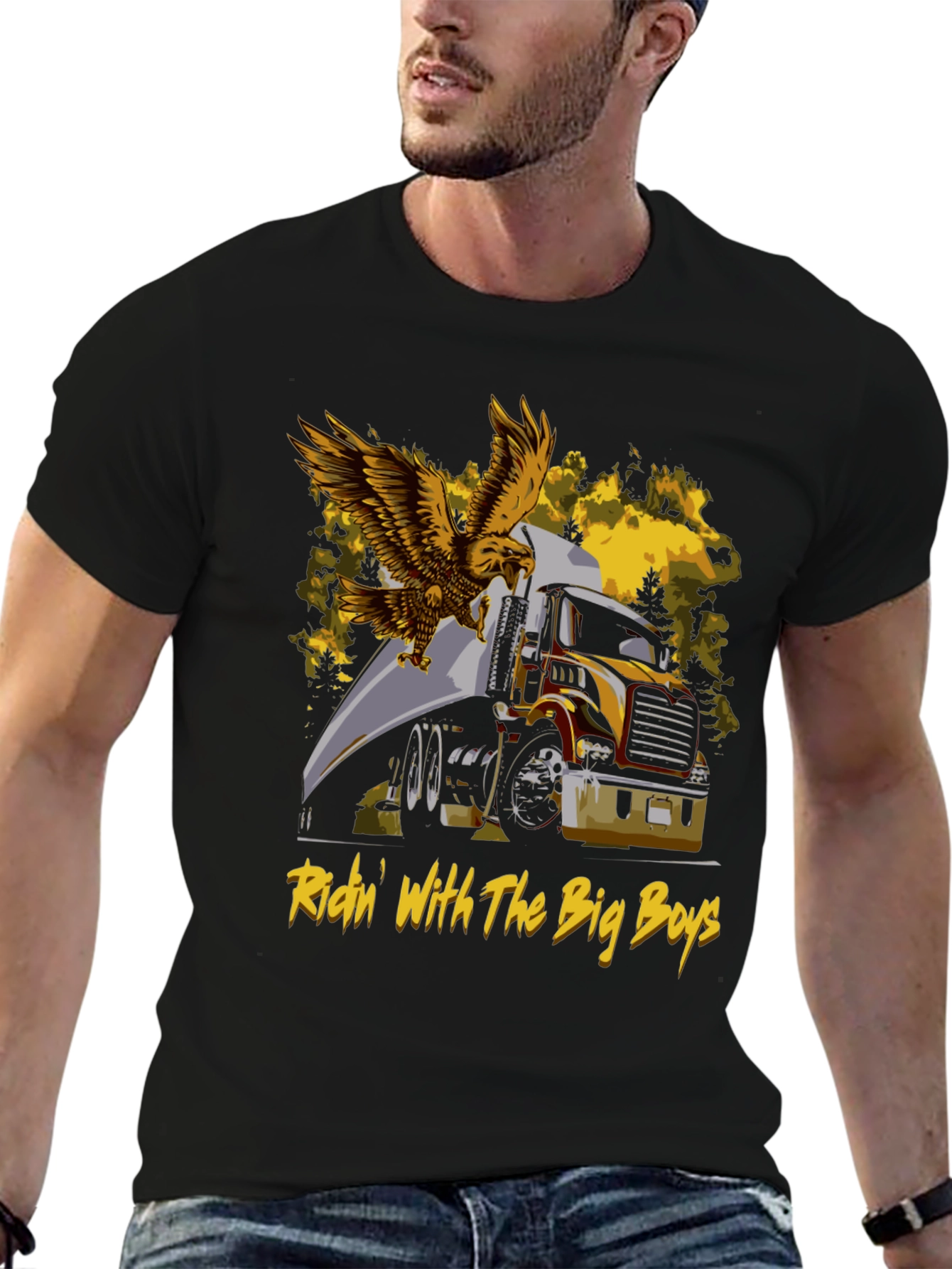 Ridin With The Big Boys Graphic Tee